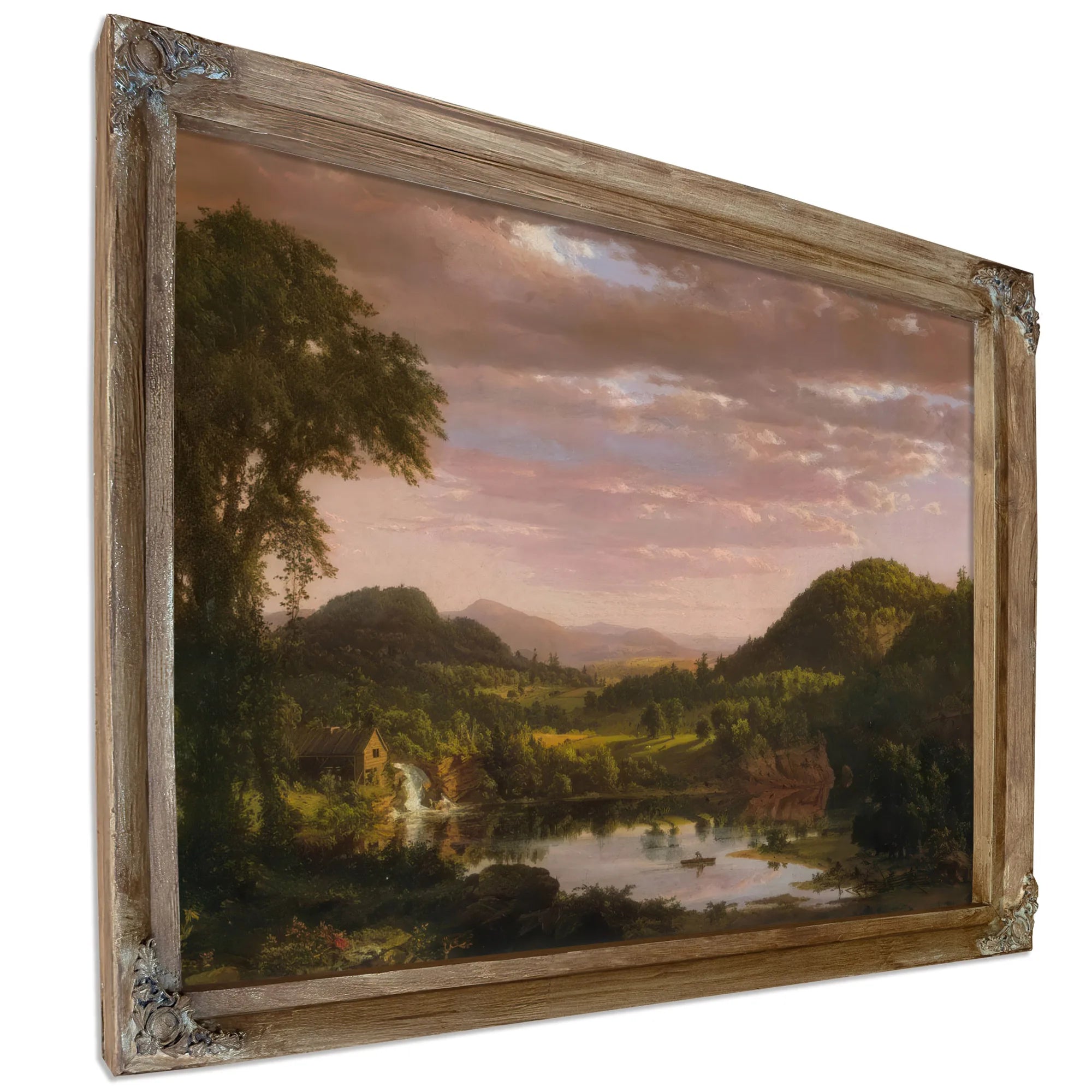 New England Landscape (Evening After A Storm) By Frederic Edwin Church Fine Art Print