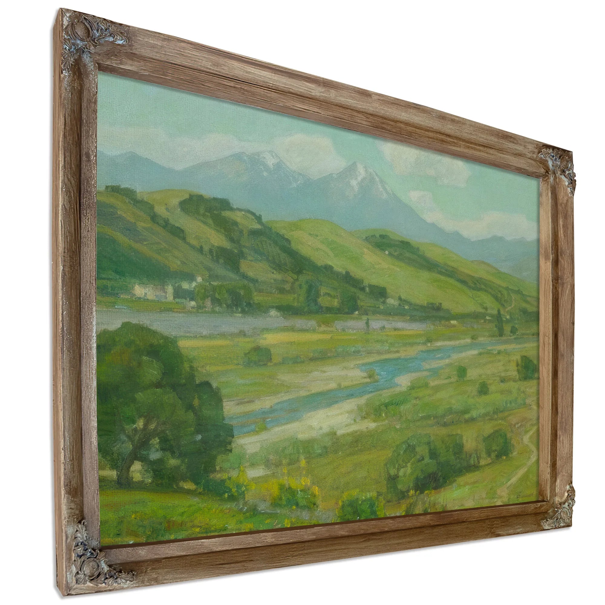 San Juan Creek Near The Mission By William Wendt Fine Art Print