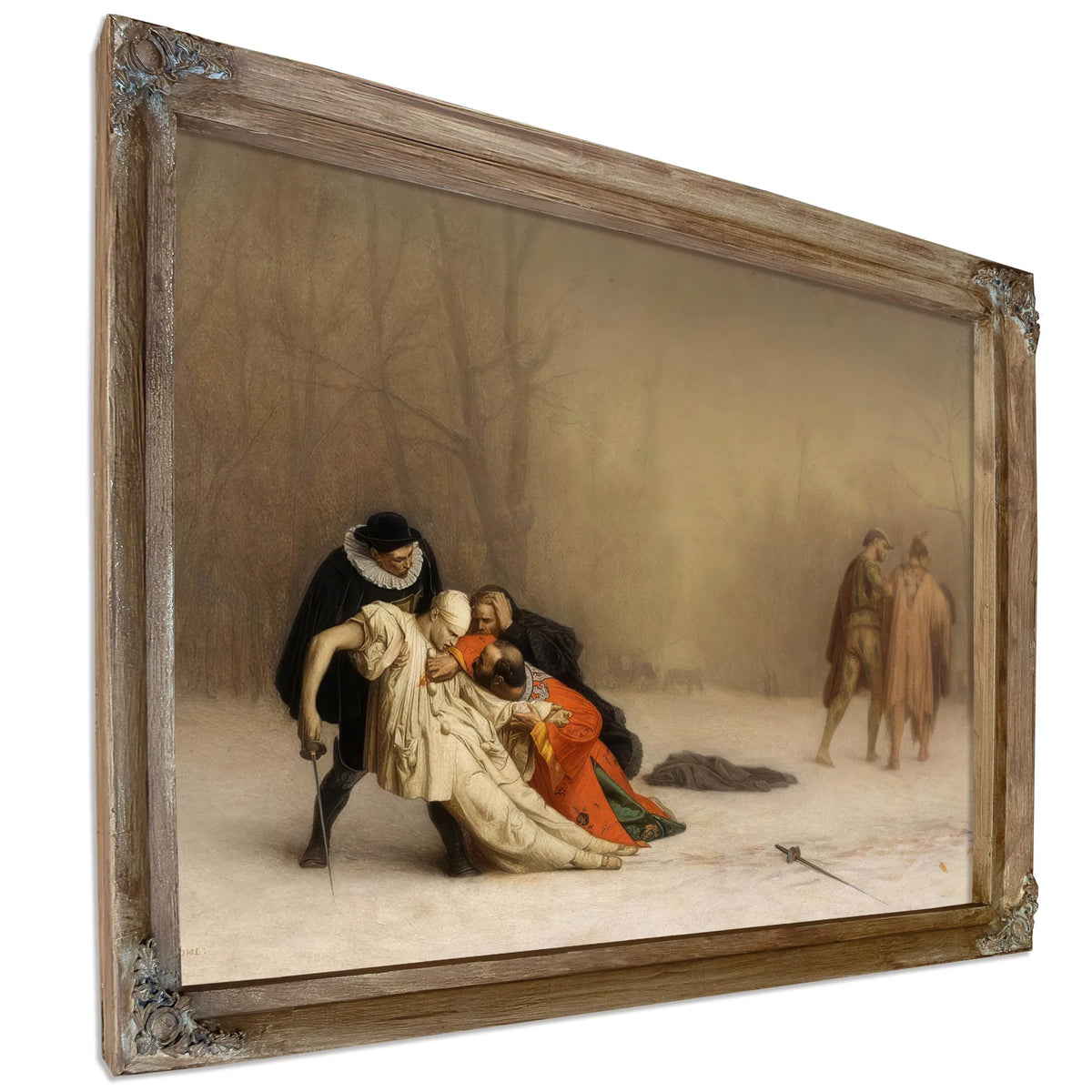 The Duel After The Masquerade By Jean Leon Gerome Fine Art Print