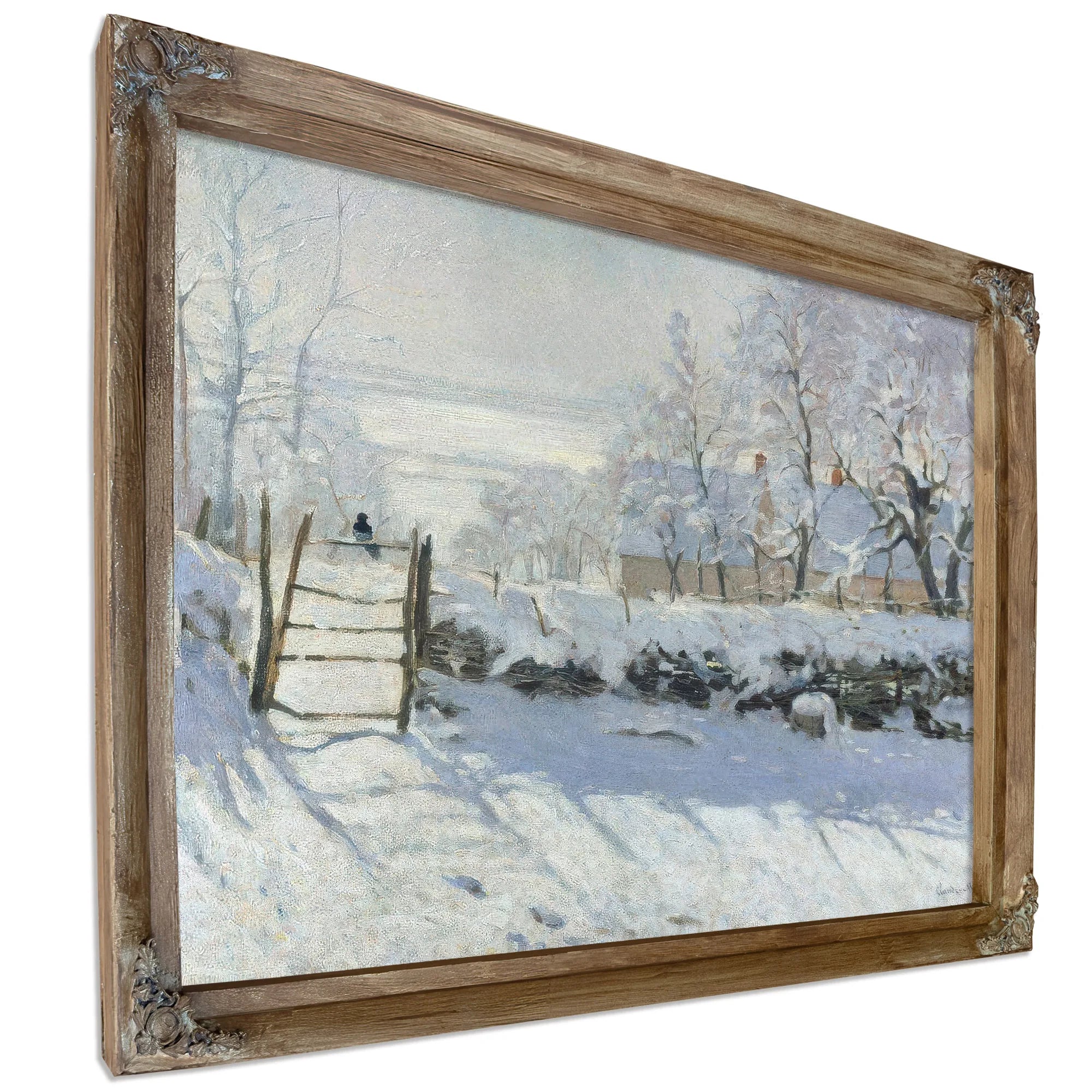 The Magpie 1869 By Claude Monet Fine Art Print