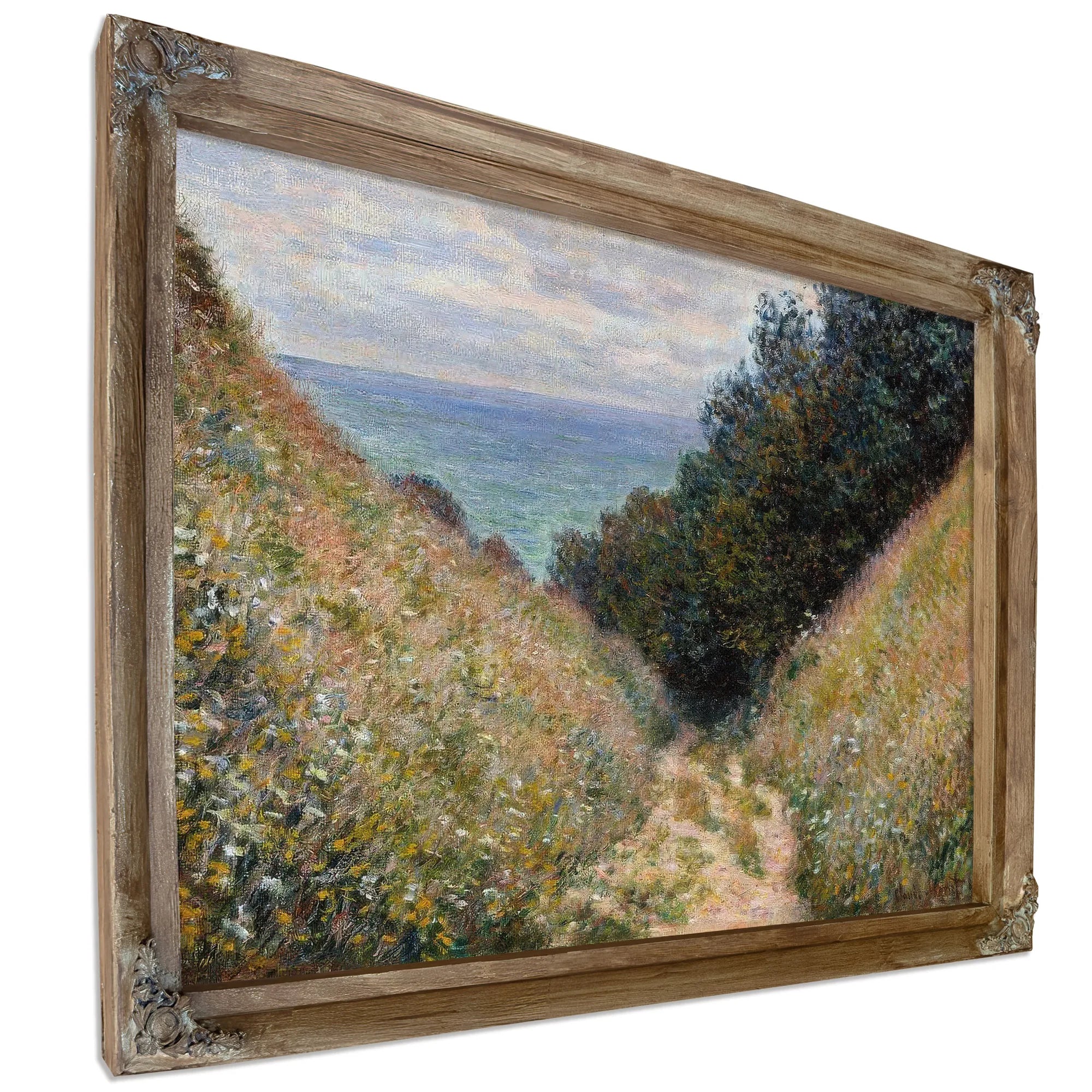 Road At La Cavee Pourville By Claude Monet Fine Art Print