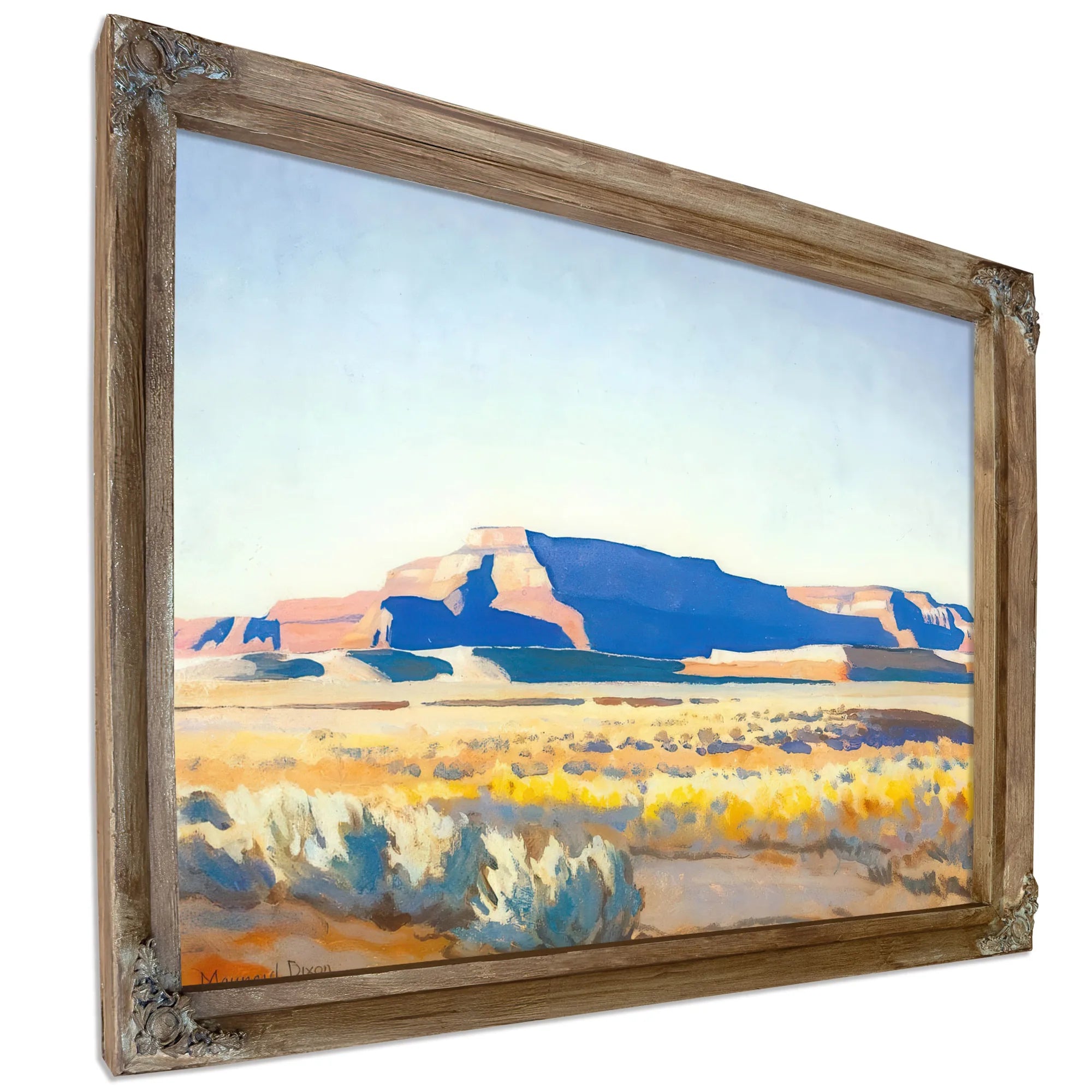 Striped Mesa By Maynard Dixon Fine Art Print