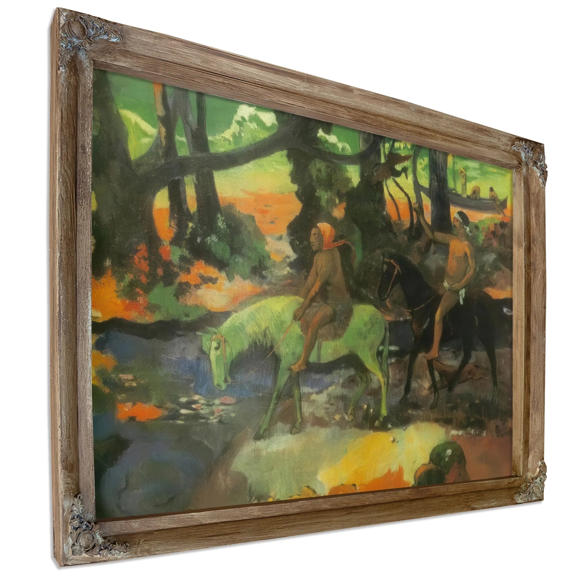 The Ford ( The Flight) By Paul Gauguin Fine Art Print