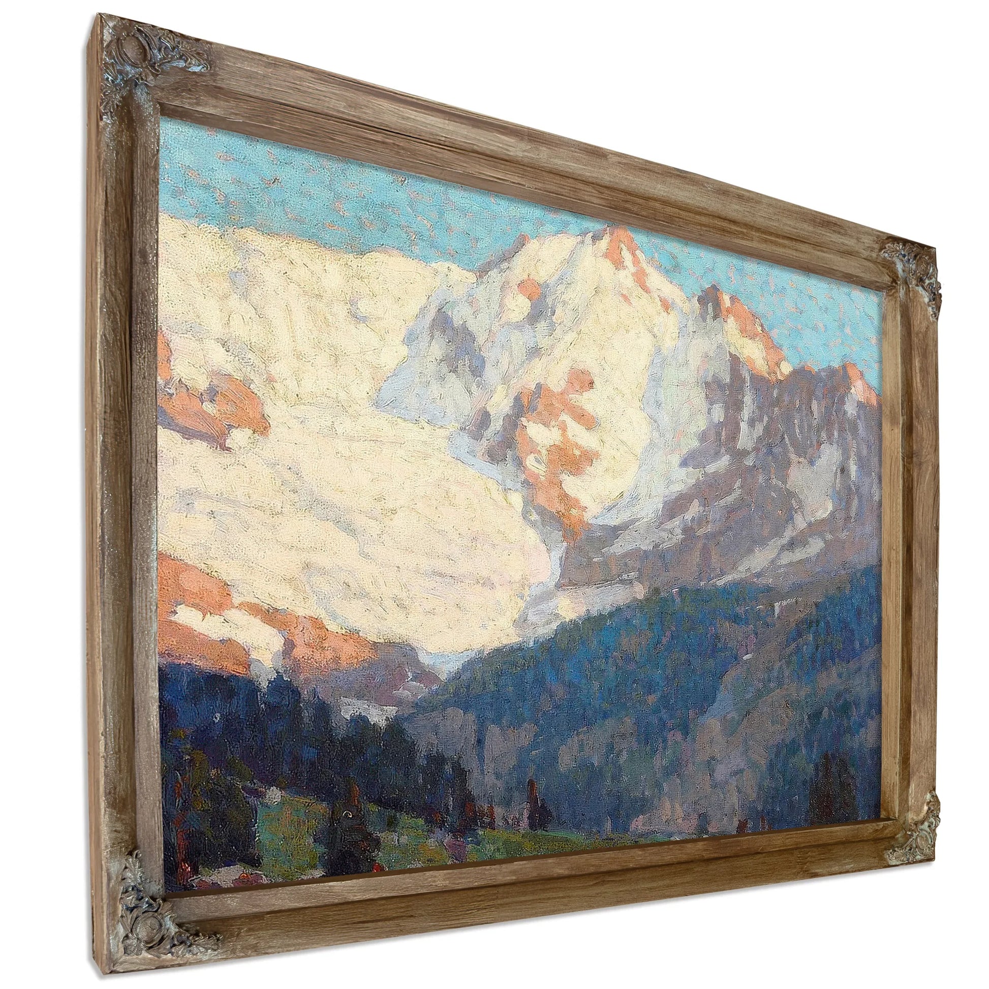 Alpine Glaciers By Edgar Payne Fine Art Print