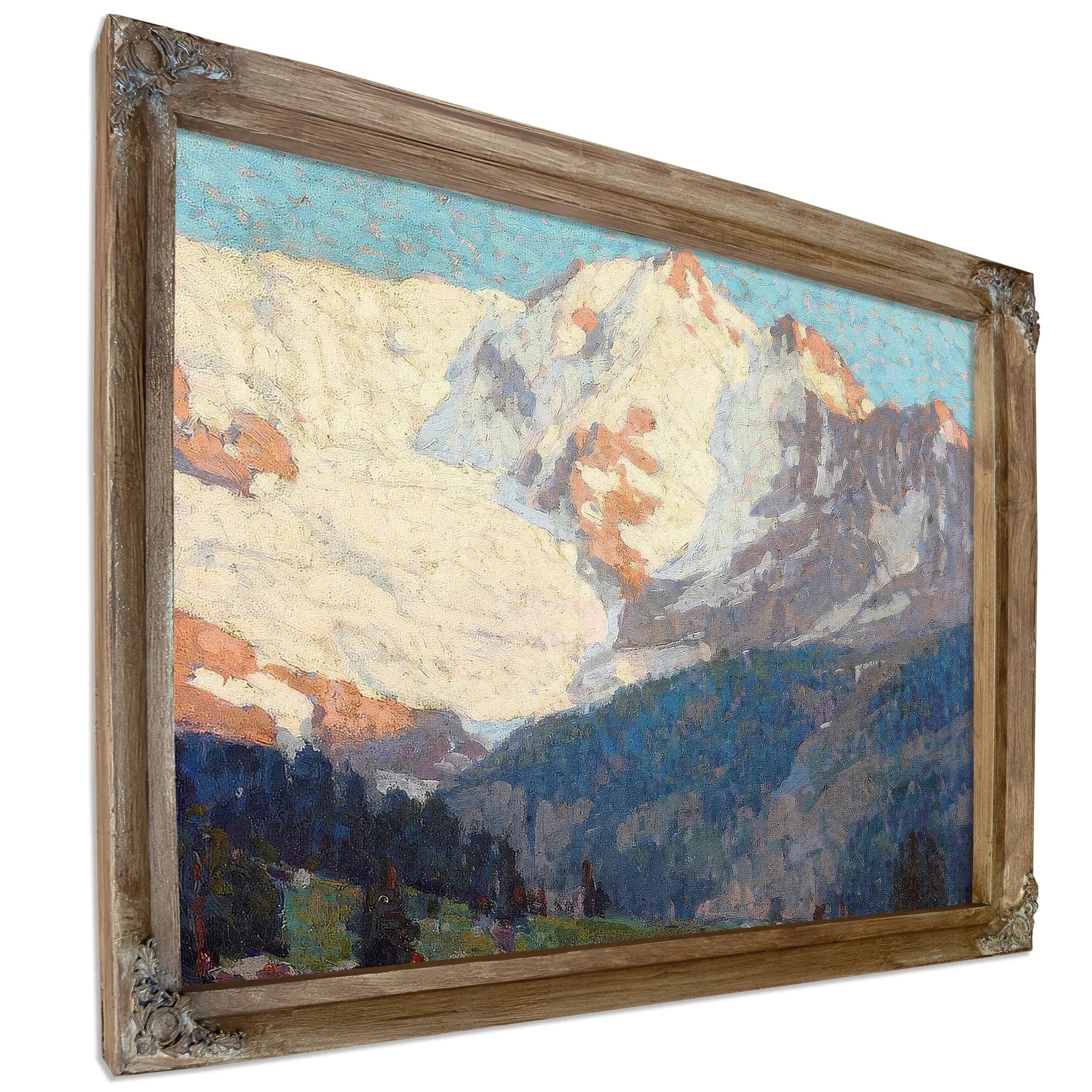 Alpine Glaciers By Edgar Payne Fine Art Print