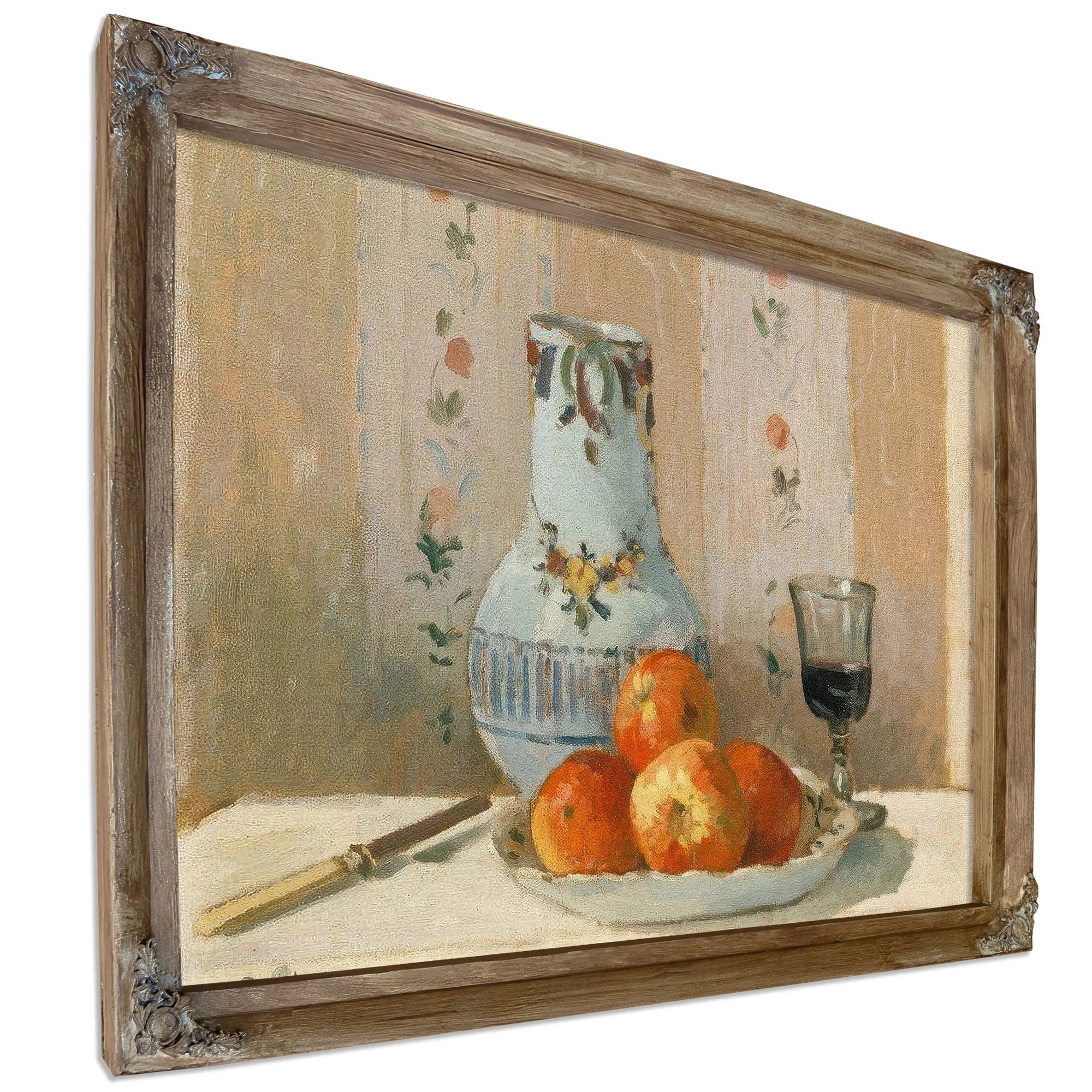 Still Life With Apples And Pitcher 1872 By Camille Pissarro Fine Art Print