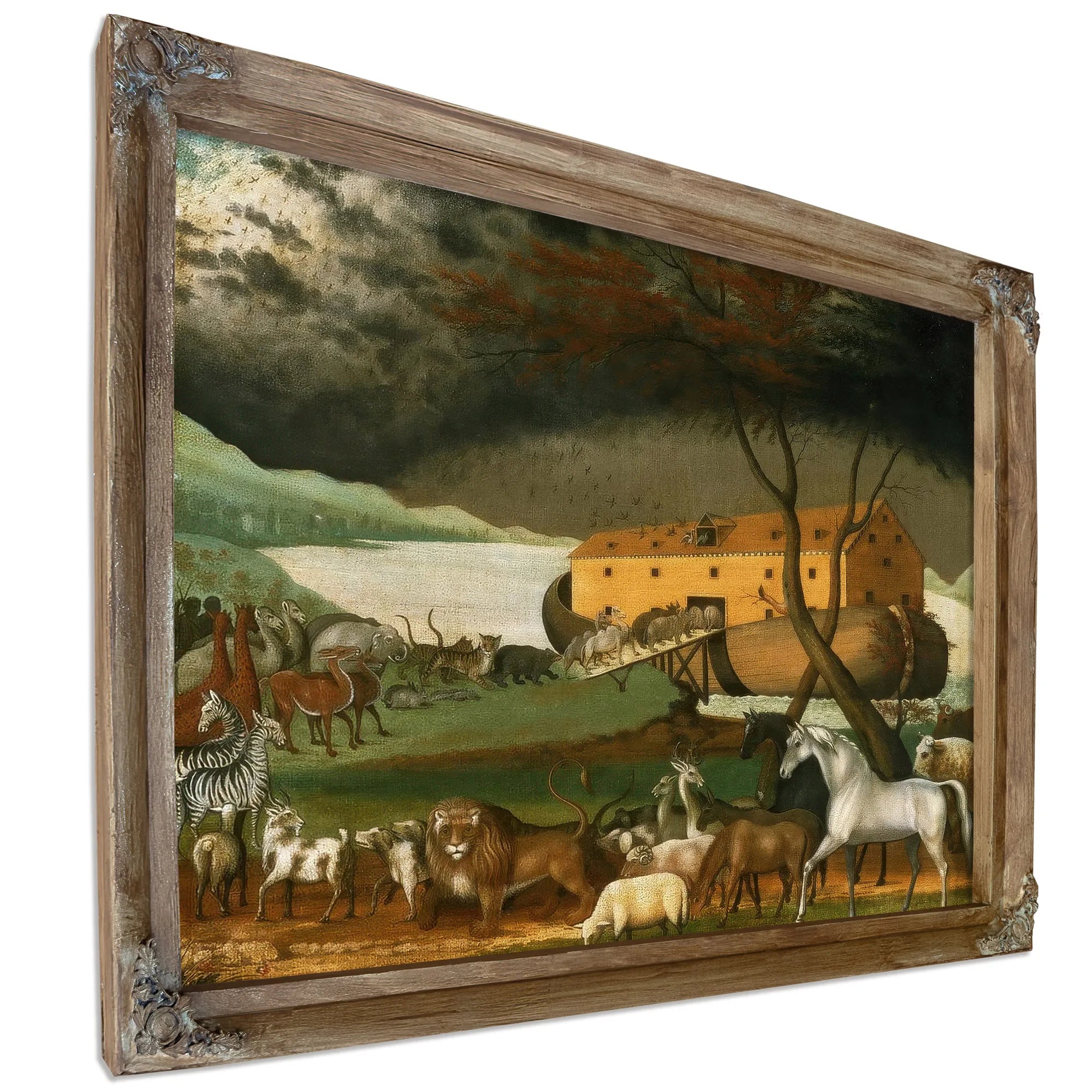Noah 1039 S Ark 1846 By Edward Hicks Fine Art Print