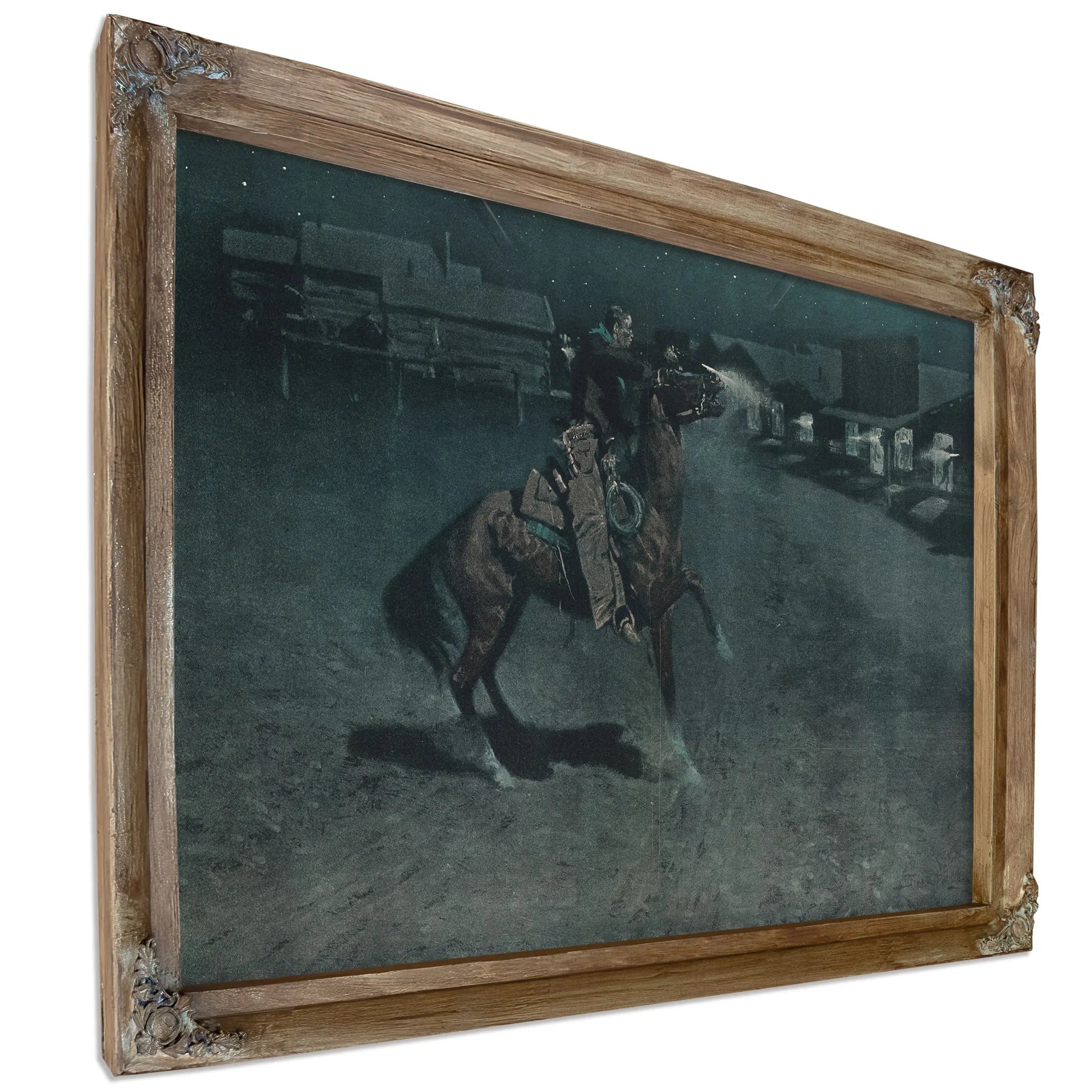 An Argument With The Town Marshall by Frederic Remington