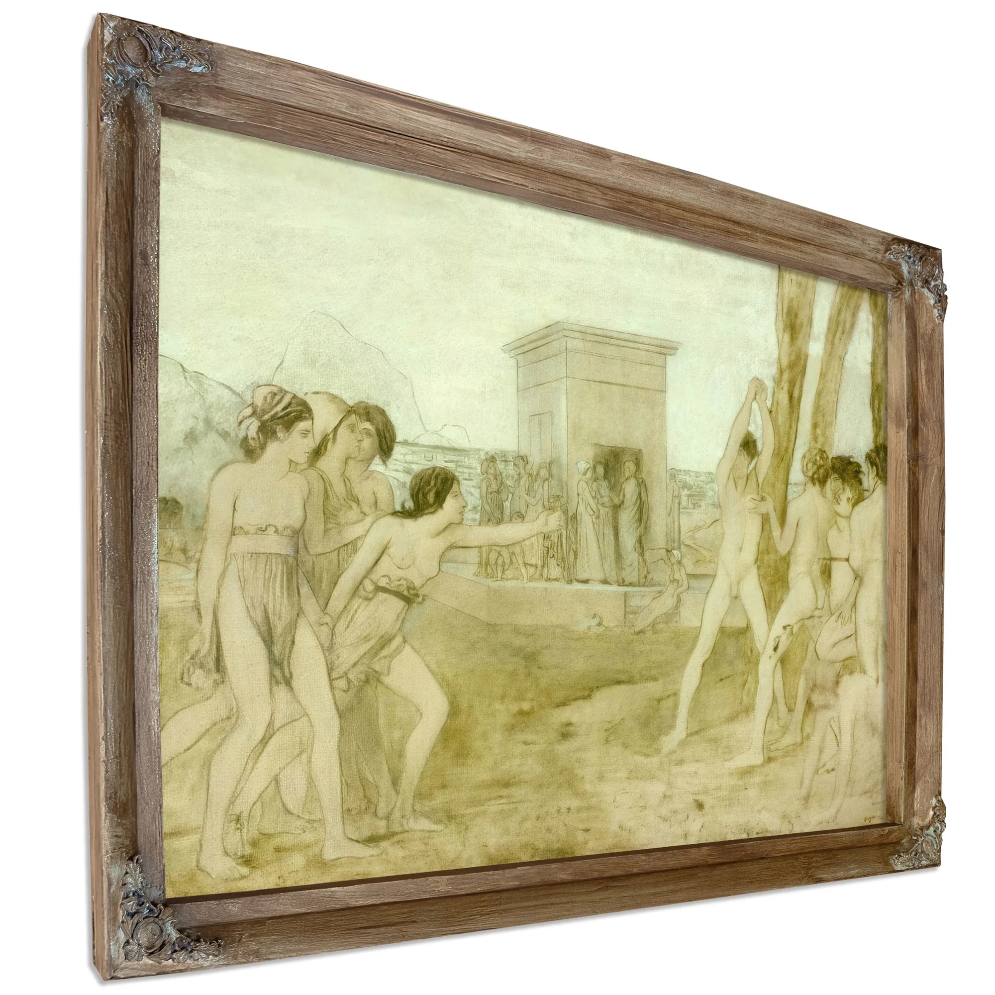 Young Spartans By Edgar Degas Fine Art Print
