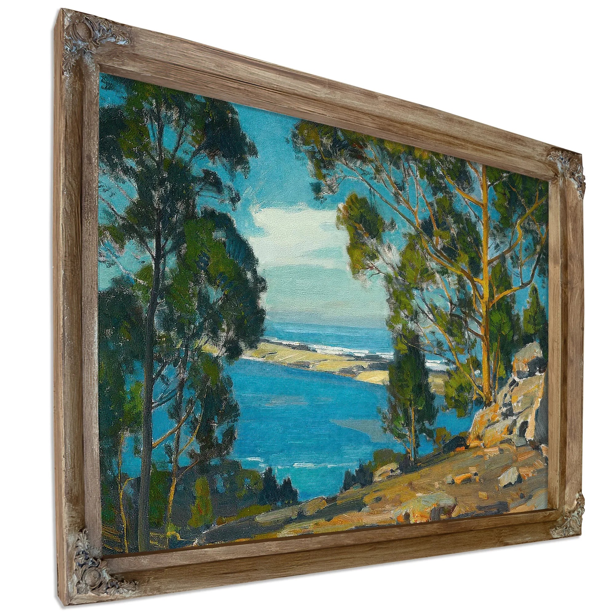 The Bay The Bar The Sea (At Morro) By William Wendt Fine Art Print