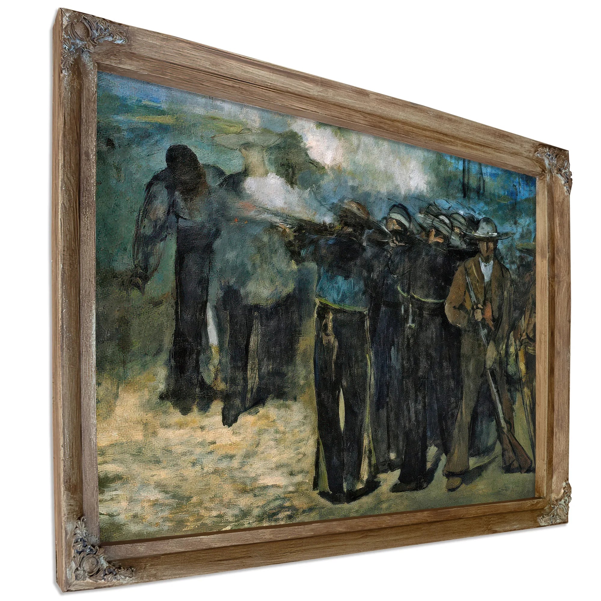 Execution Of The Emperor Maximilian By Edouard Manet Fine Art Print