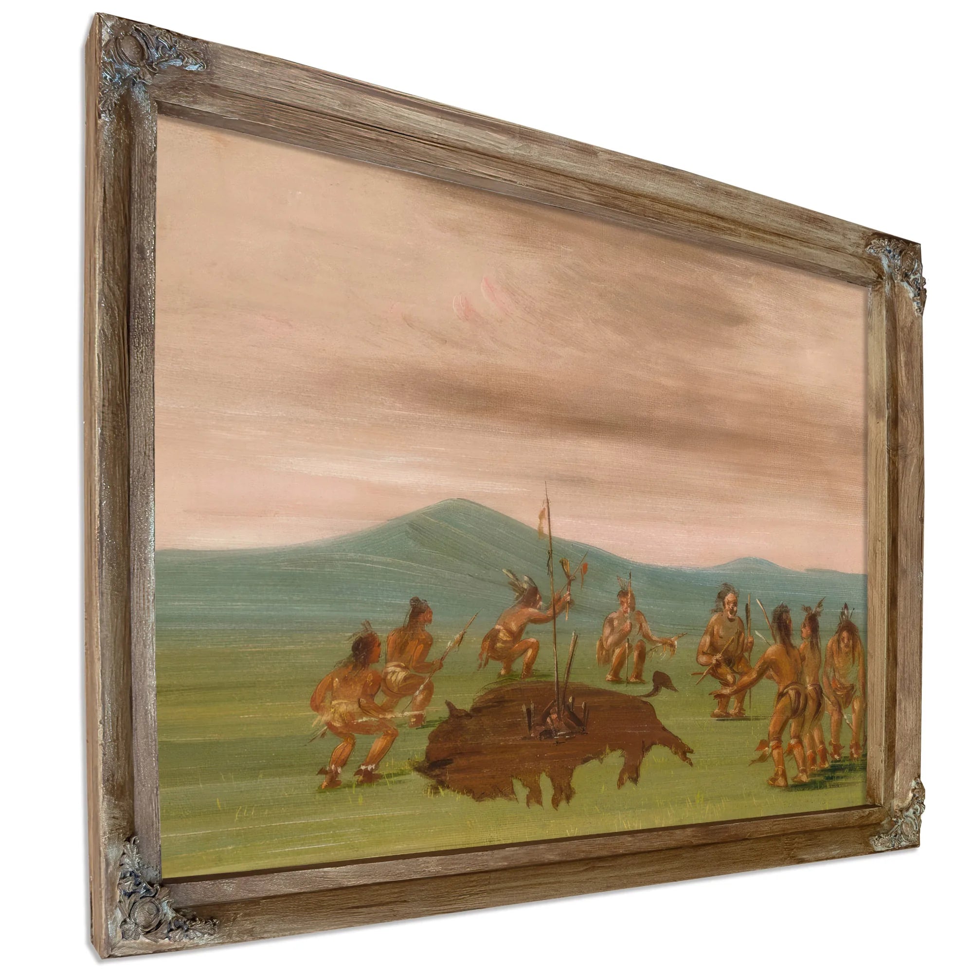 Medicine Buffalo Of The Sioux By George Catlin Fine Art Print