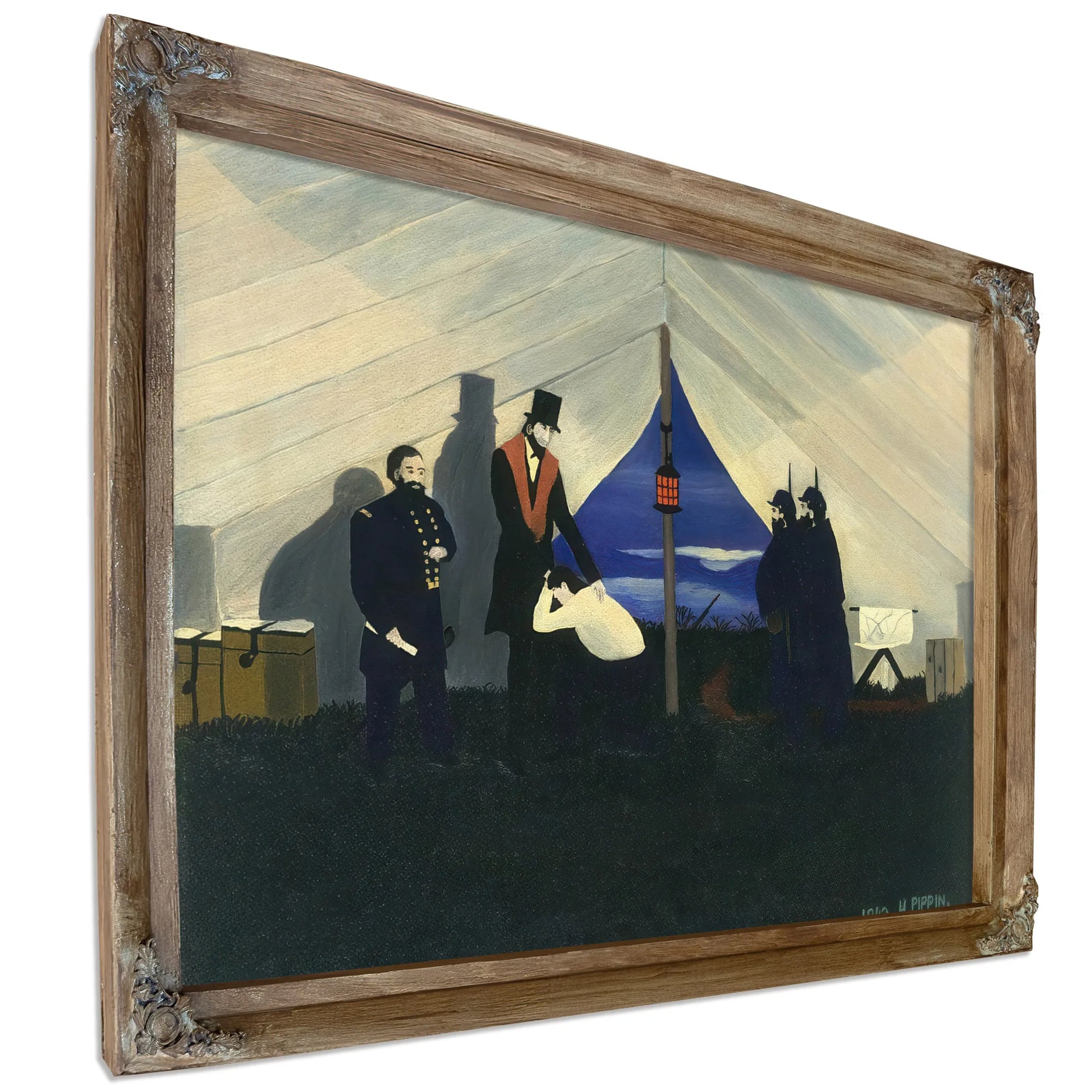 Abe Lincoln The Great Emancipator By Horace Pippin Fine Art Print