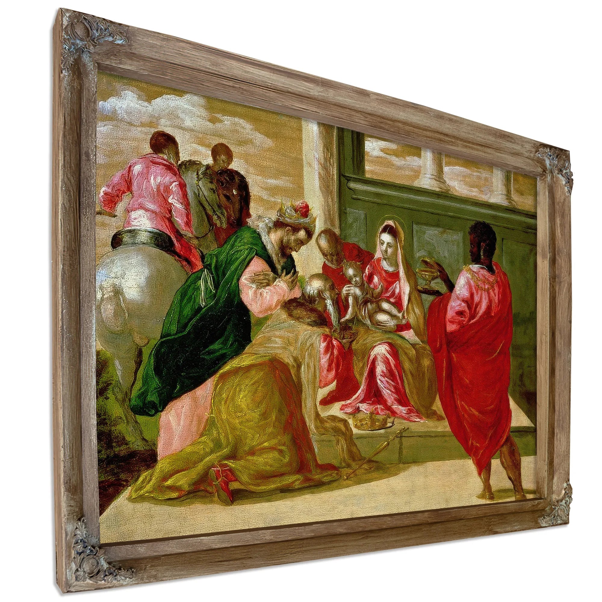 The Adoration Of The Magi By El Greco Fine Art Print