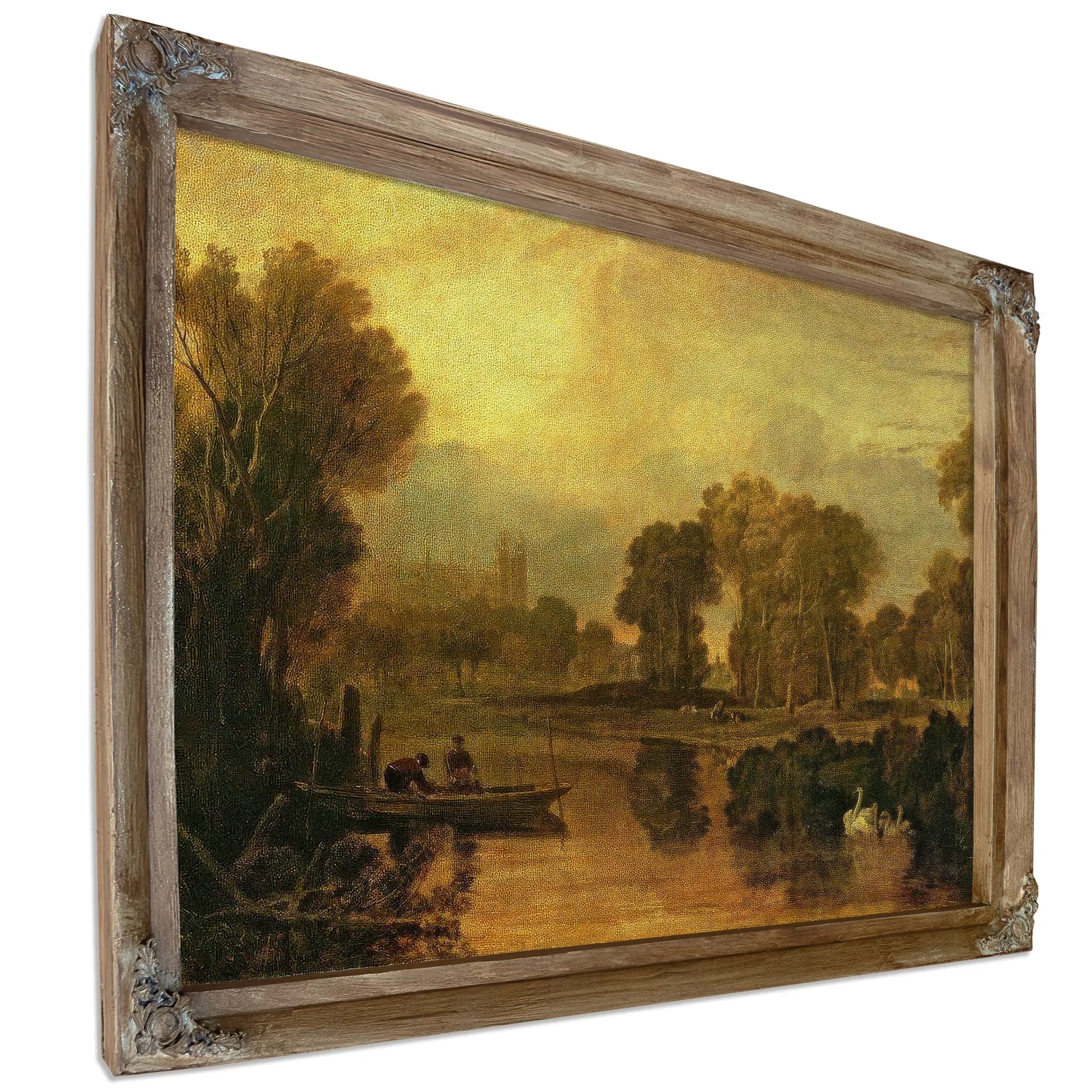 Eton College From The River Or The Thames At Eton By Joseph Mallord William Turner Fine Art Print