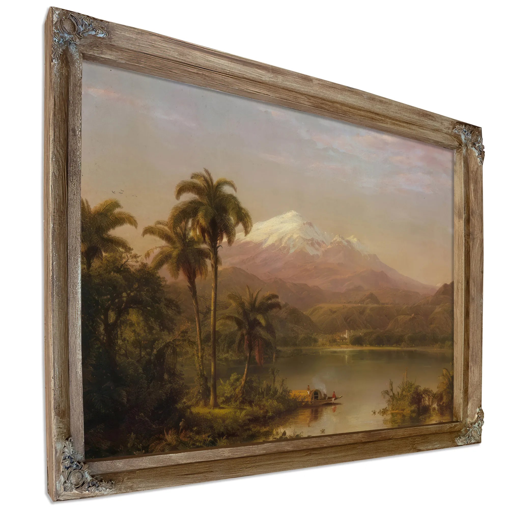 Tacama Palms By Frederic Edwin Church Fine Art Print