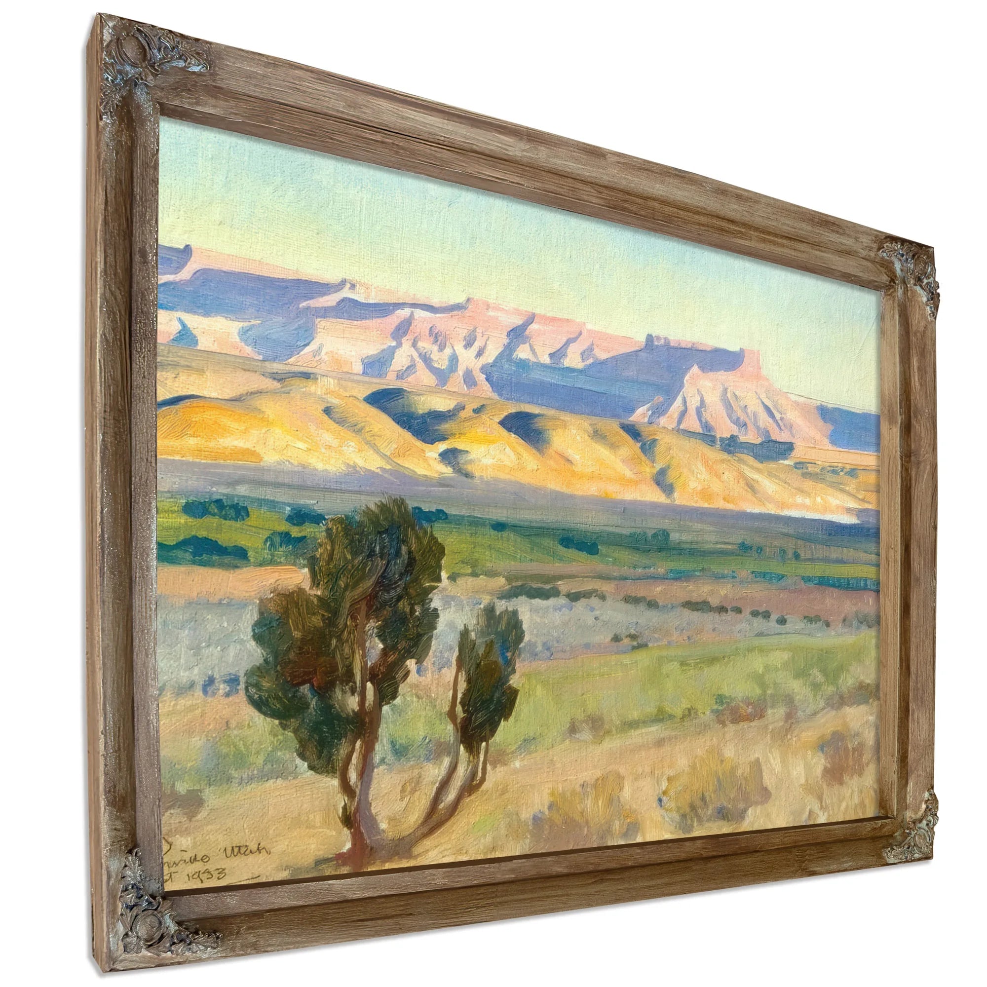 Fields Of Toquerville By Maynard Dixon Fine Art Print