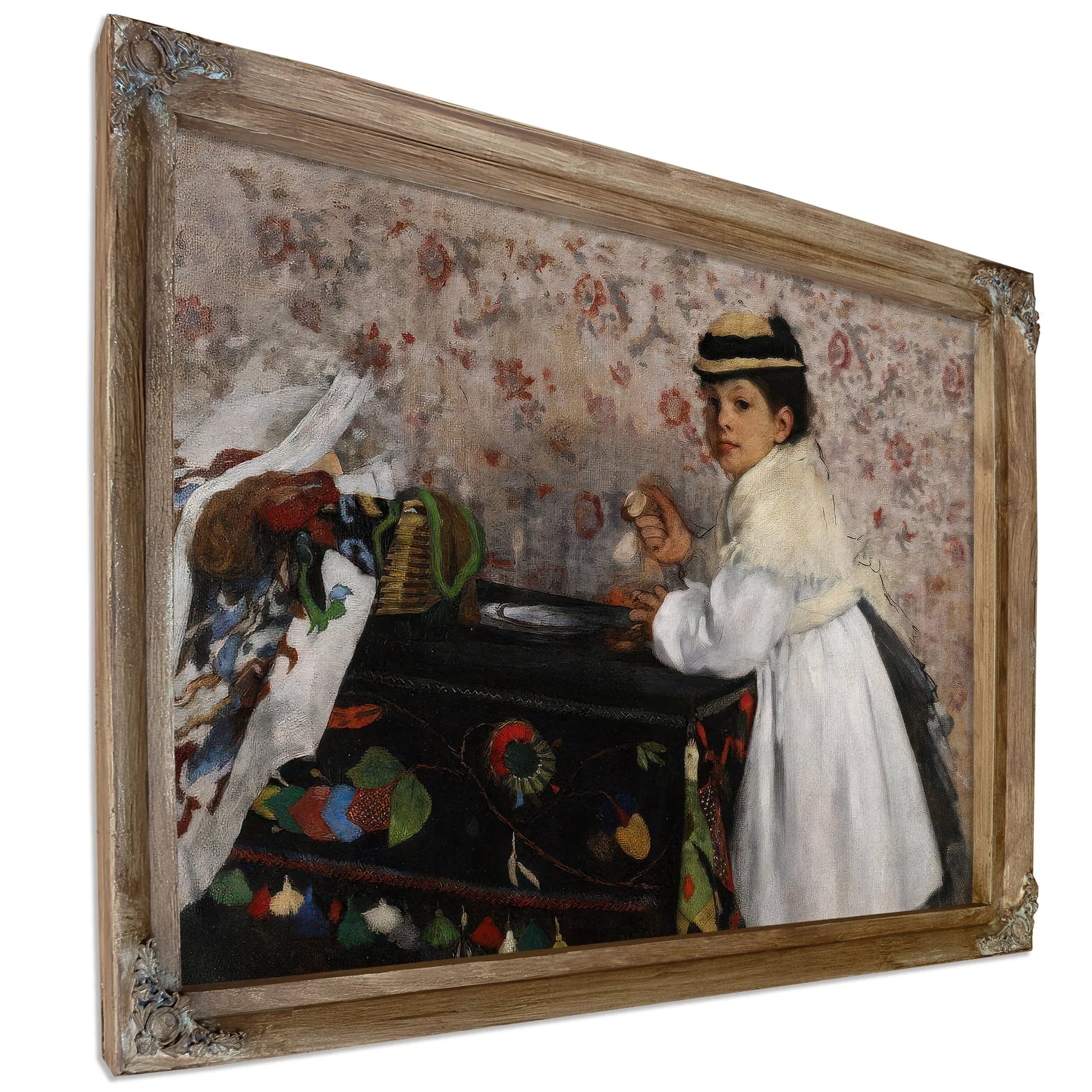 Portrait Of Mlle Hortense Valpincon 1871 By Edgar Degas Fine Art Print
