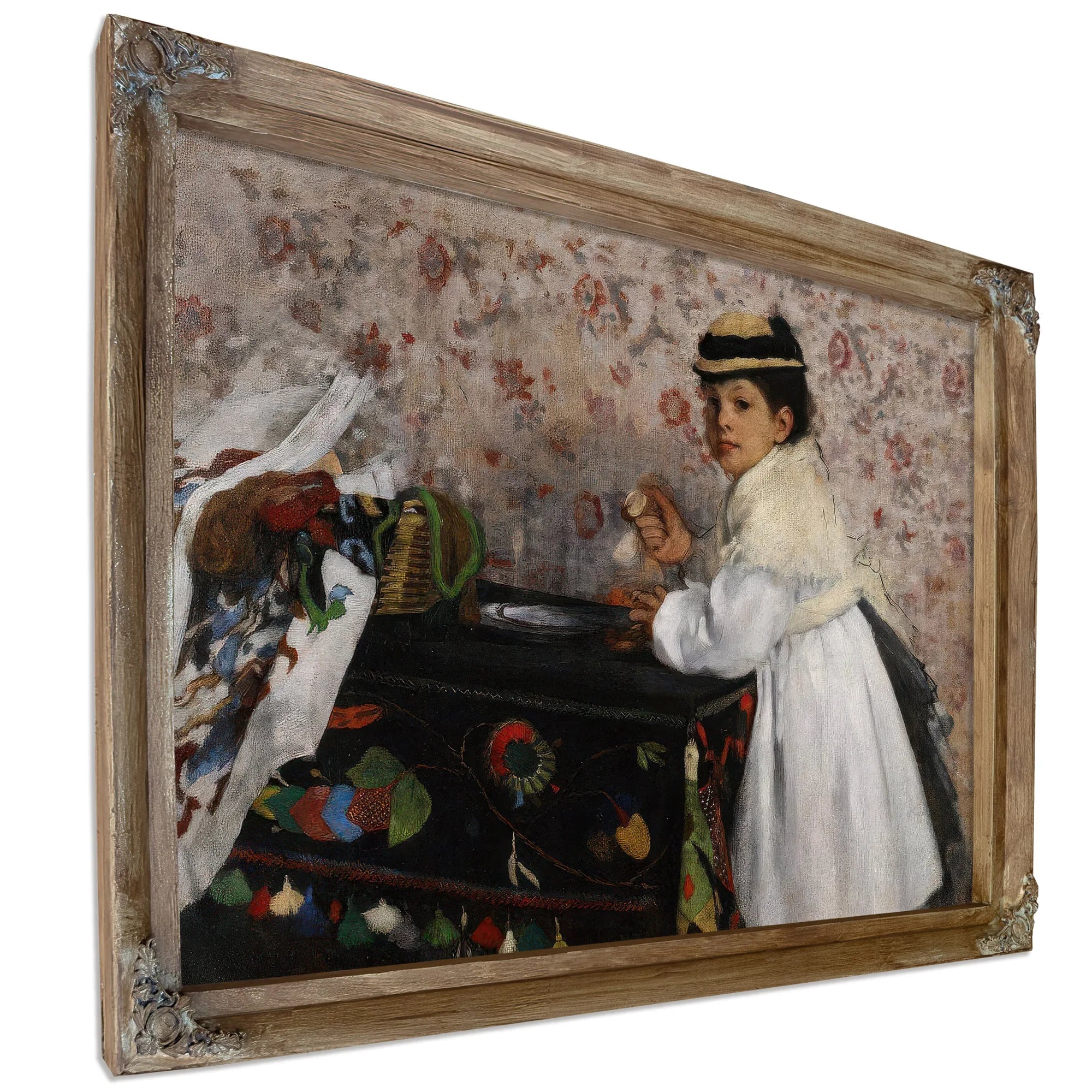 Portrait Of Mlle Hortense Valpincon 1871 By Edgar Degas Fine Art Print