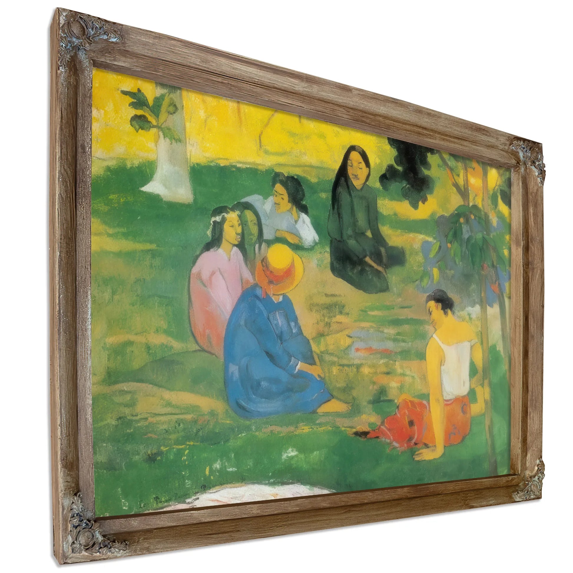 Les Parau Parau ( Conversation) By Paul Gauguin Fine Art Print