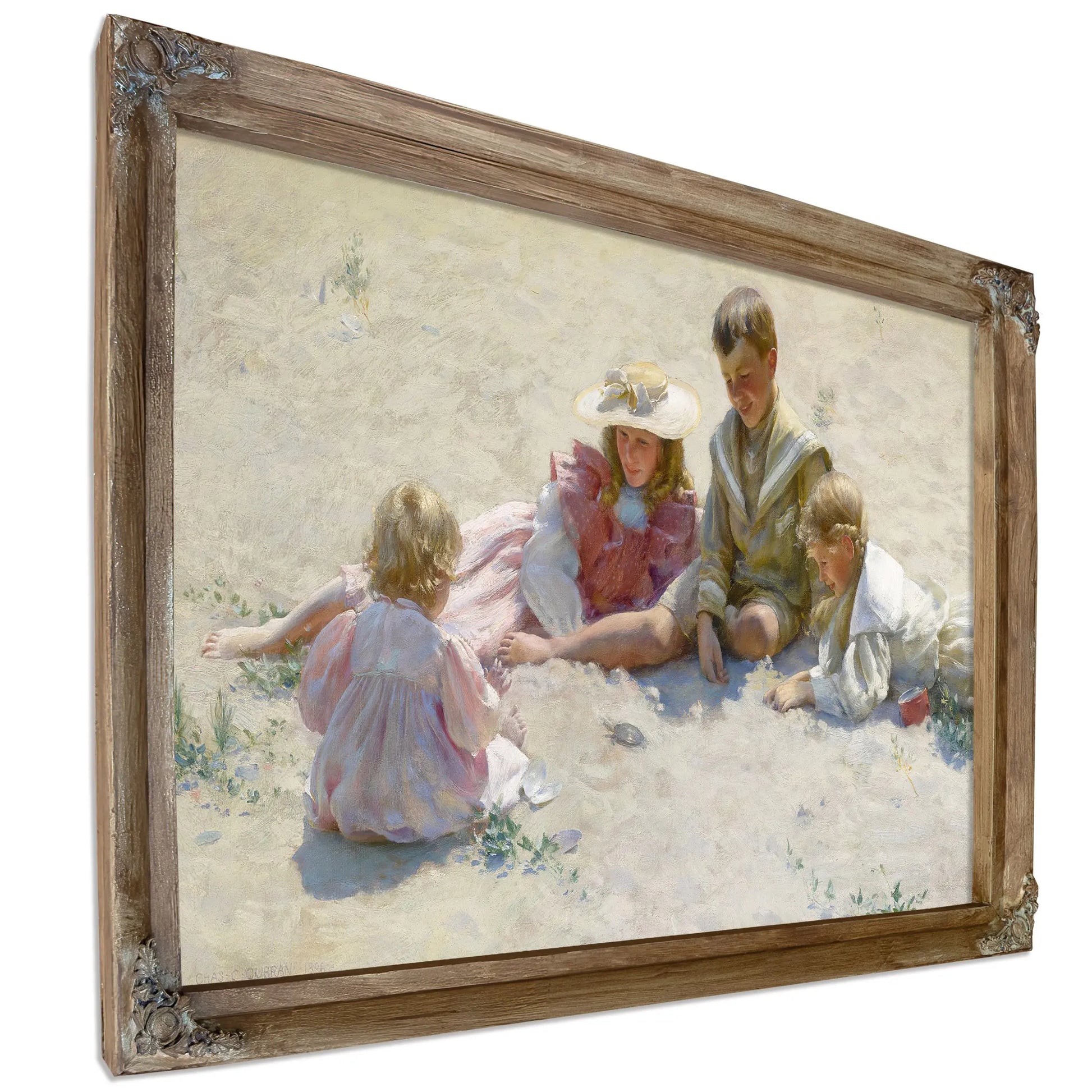 Children By The Seashore (1896) by Charles Courtney Curran