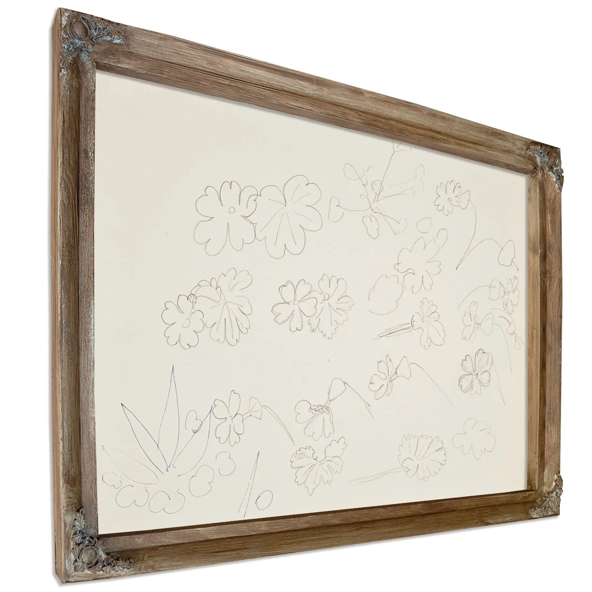 Fleurs (Flowers) Study Or Preparatory Drawing by Henri Matisse