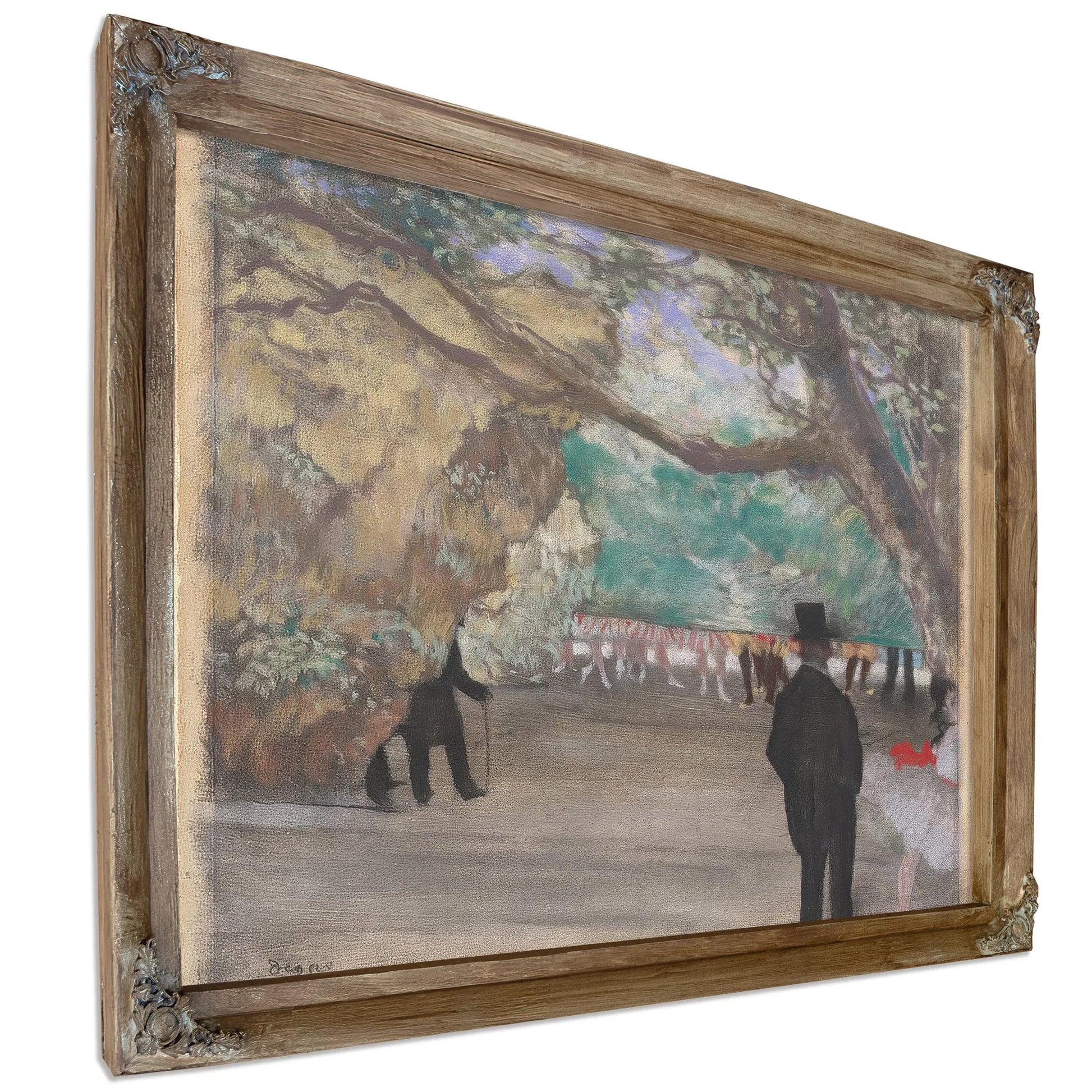 The Curtain By Edgar Degas Fine Art Print