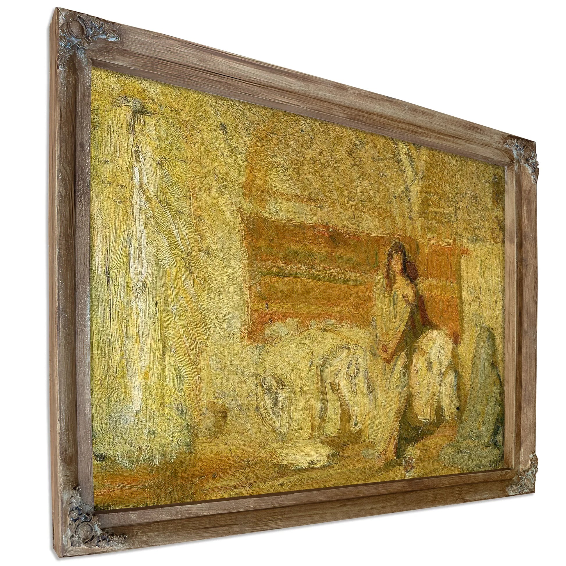 Study For The Annunciation By Henry Ossawa Tanner Fine Art Print