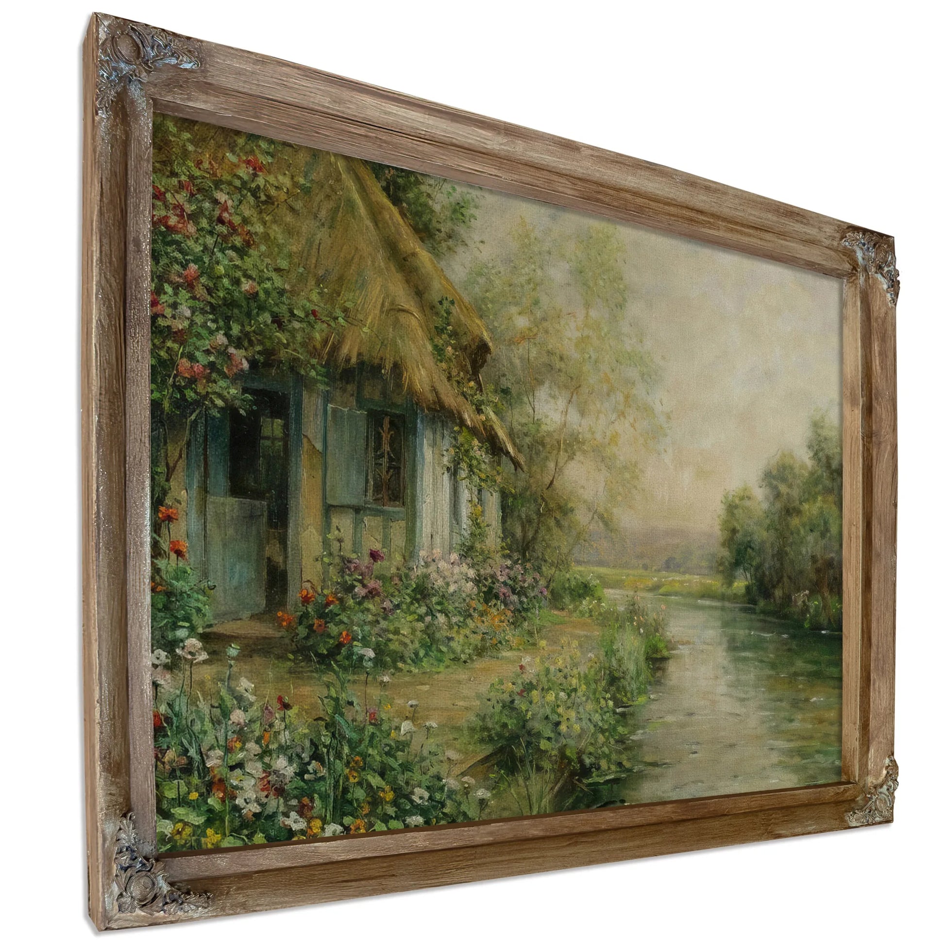 The Cottage At Beaumont By Louis Aston Knight Fine Art Print