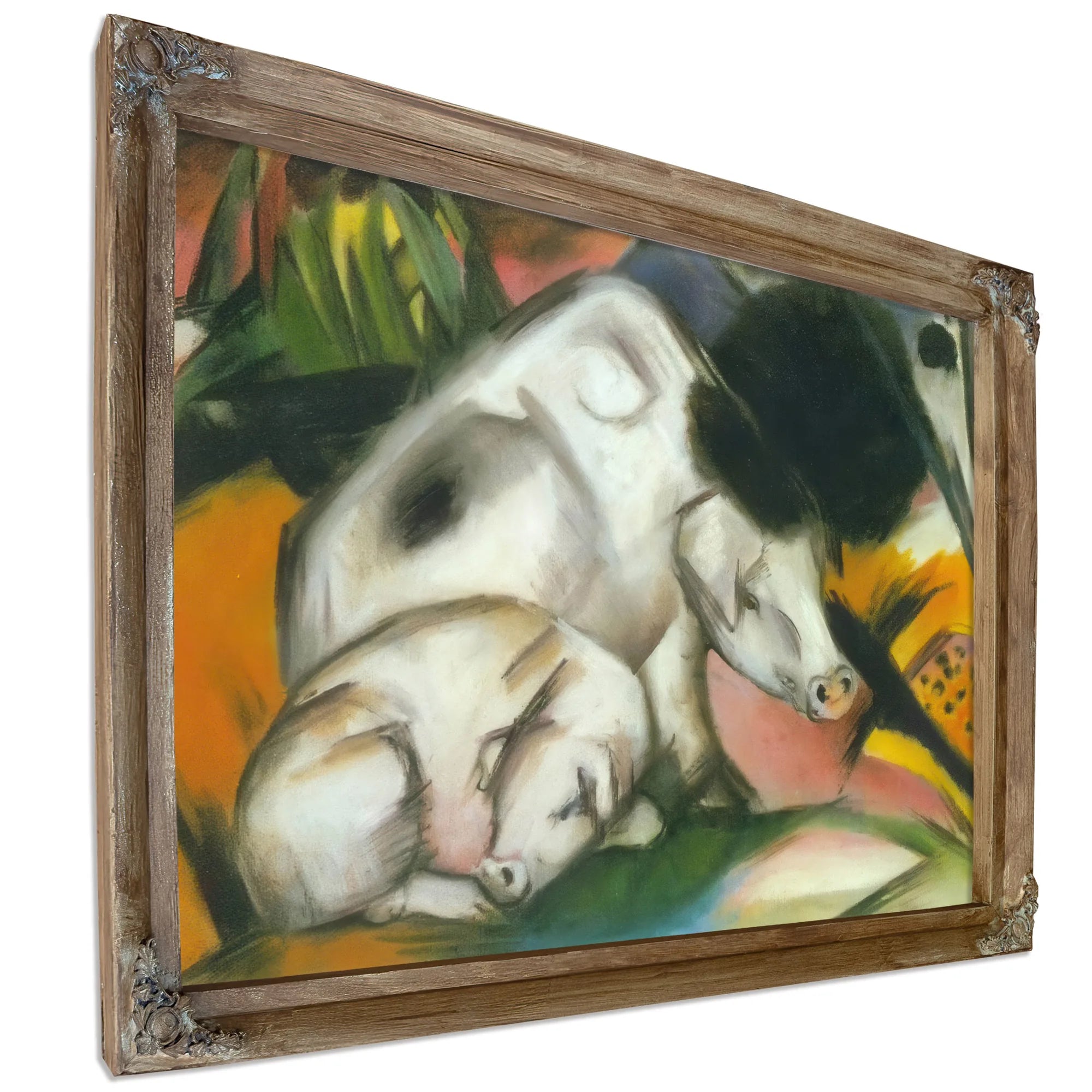 Pigs By Franz Marc Fine Art Print