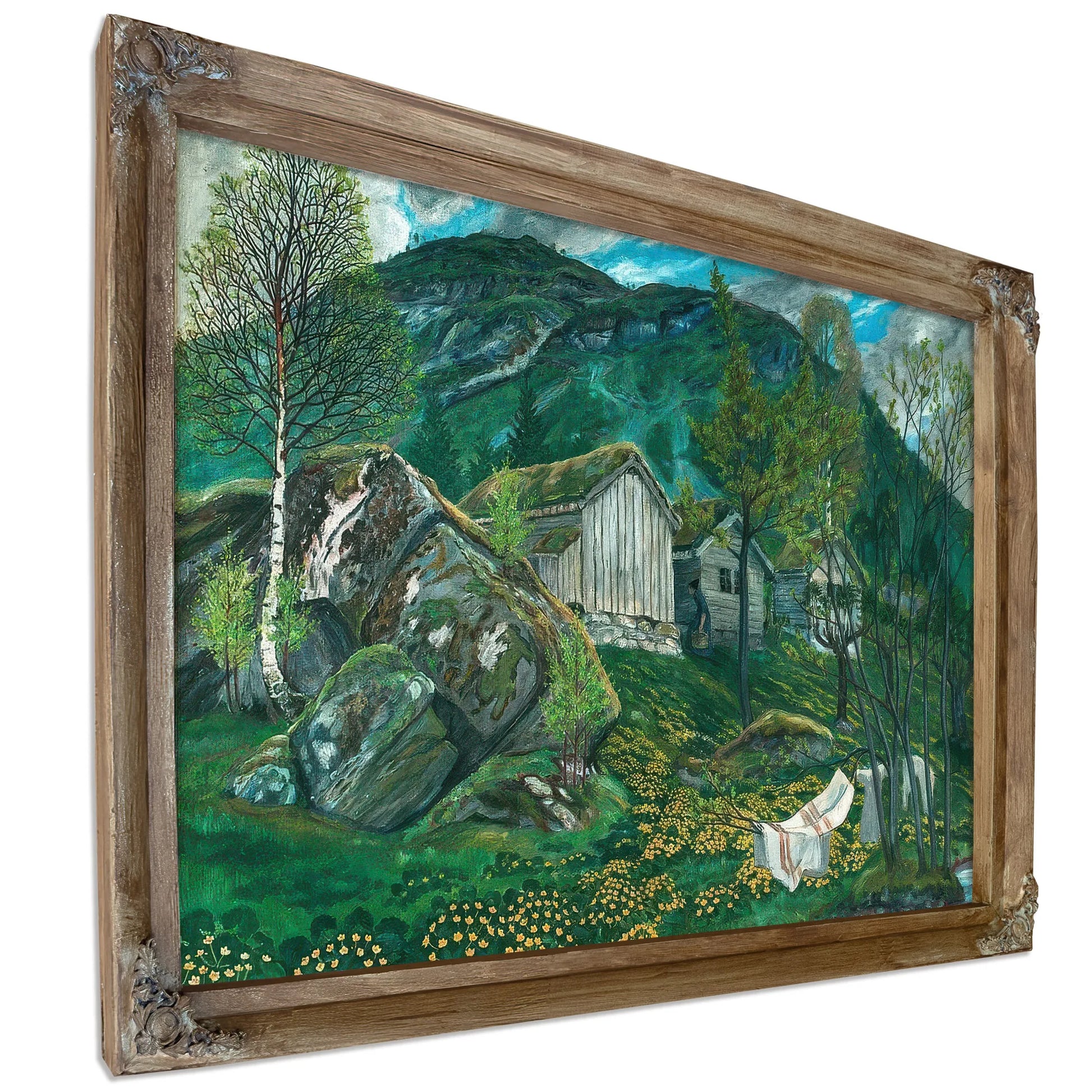 Old Cotter's Farm By Nicolai Astrup Fine Art Print