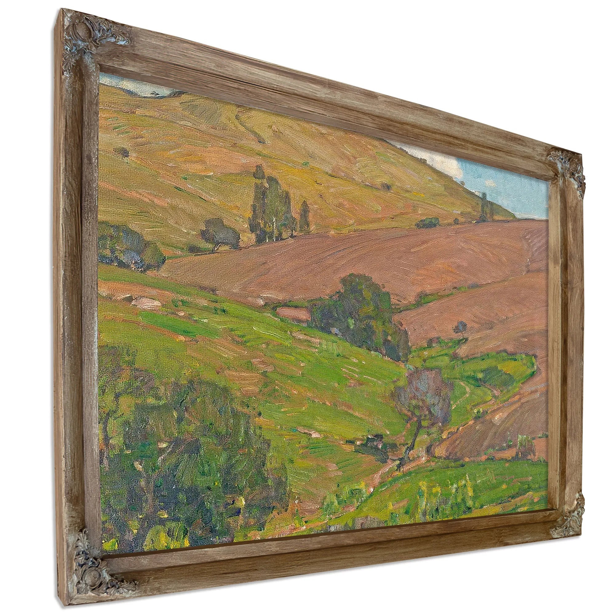 Where The Husband Man Toiled By William Wendt Fine Art Print