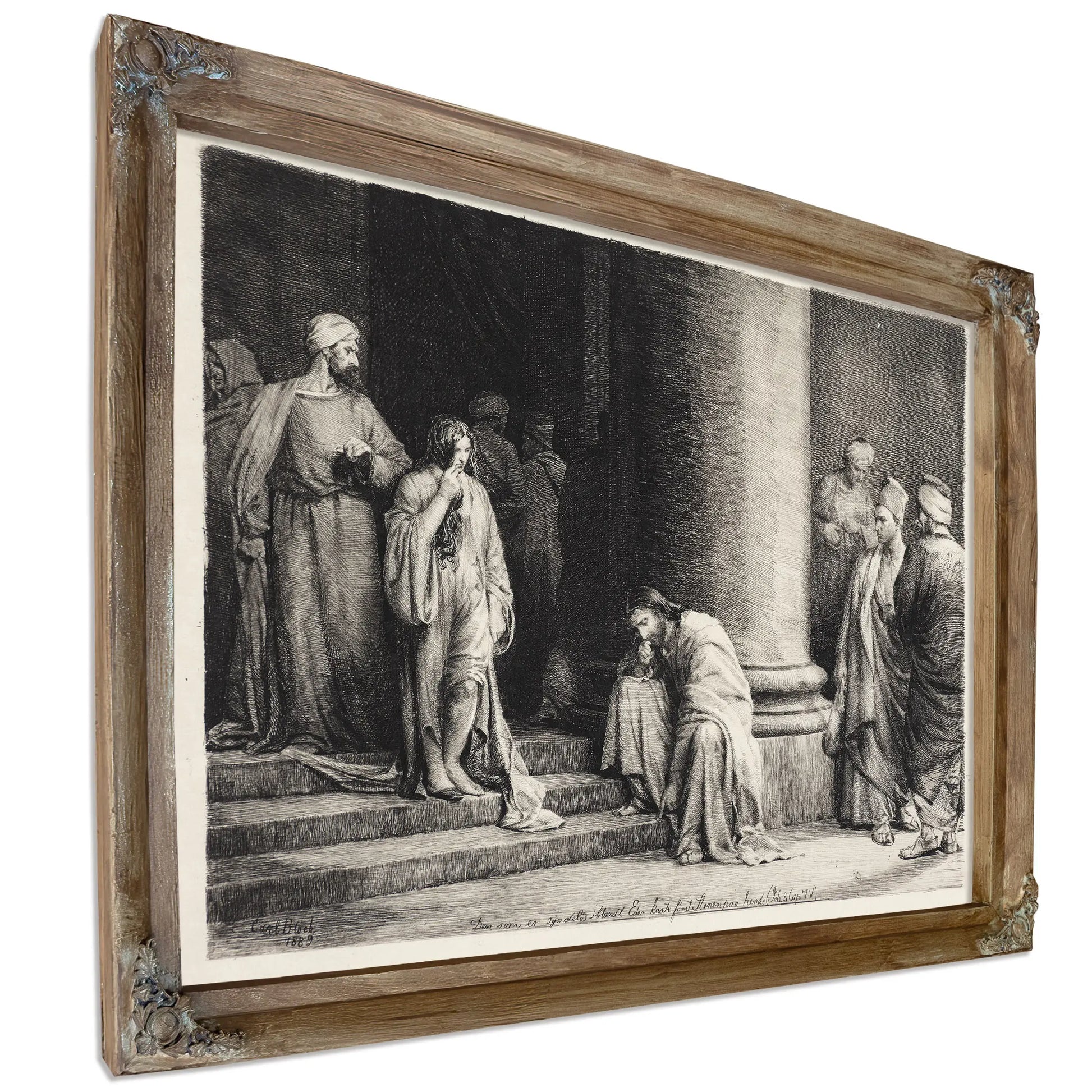 Kristus Og Synderinden by Carl Bloch