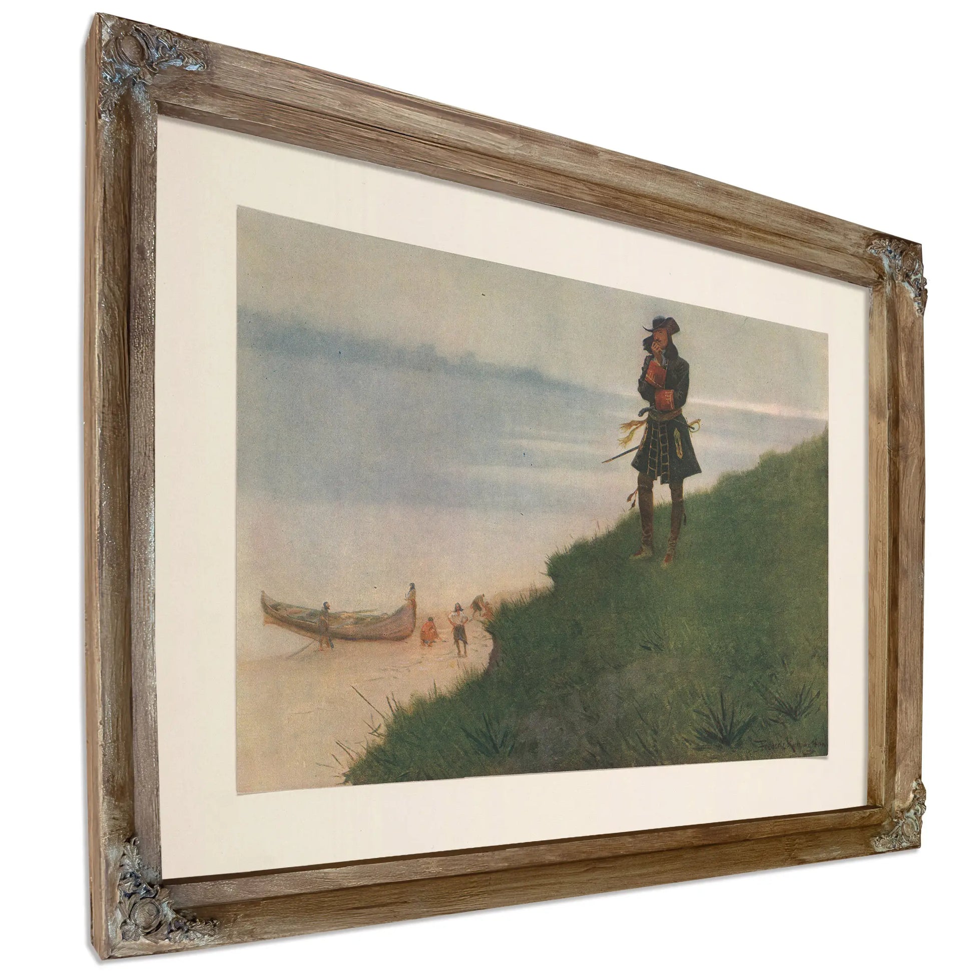 The Great Explorers V La Salle by Frederic Remington
