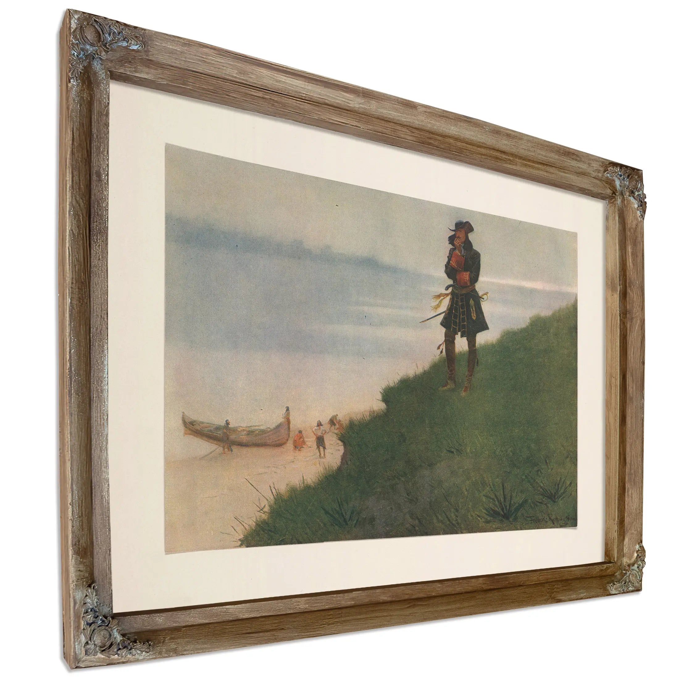 The Great Explorers V La Salle by Frederic Remington