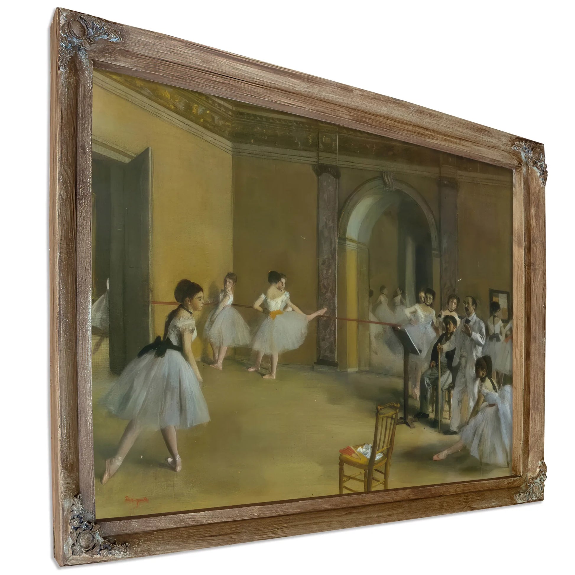 The Dance Foyer At The Opera By Edgar Degas Fine Art Print