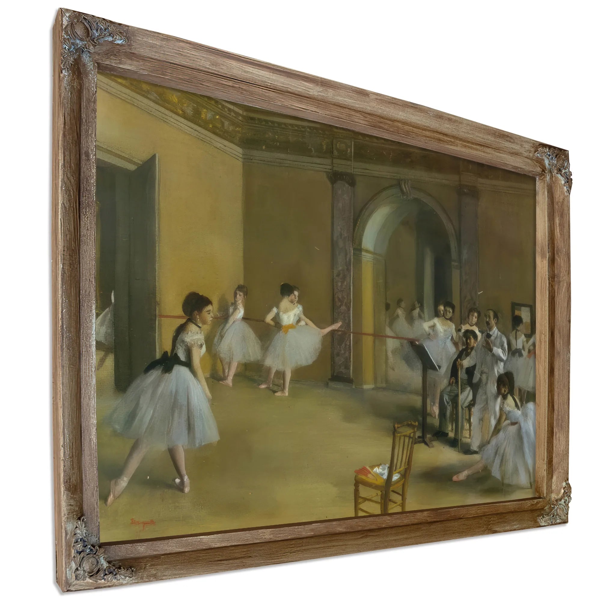 The Dance Foyer At The Opera By Edgar Degas Fine Art Print