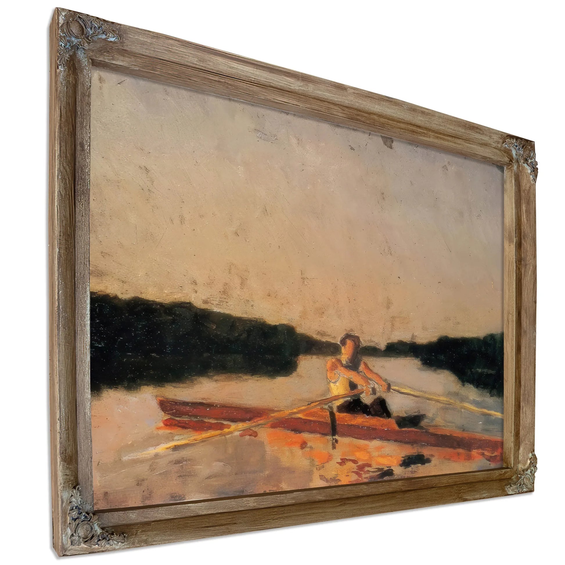 Max Schmitt In A Single Scull By Thomas Eakins Fine Art Print