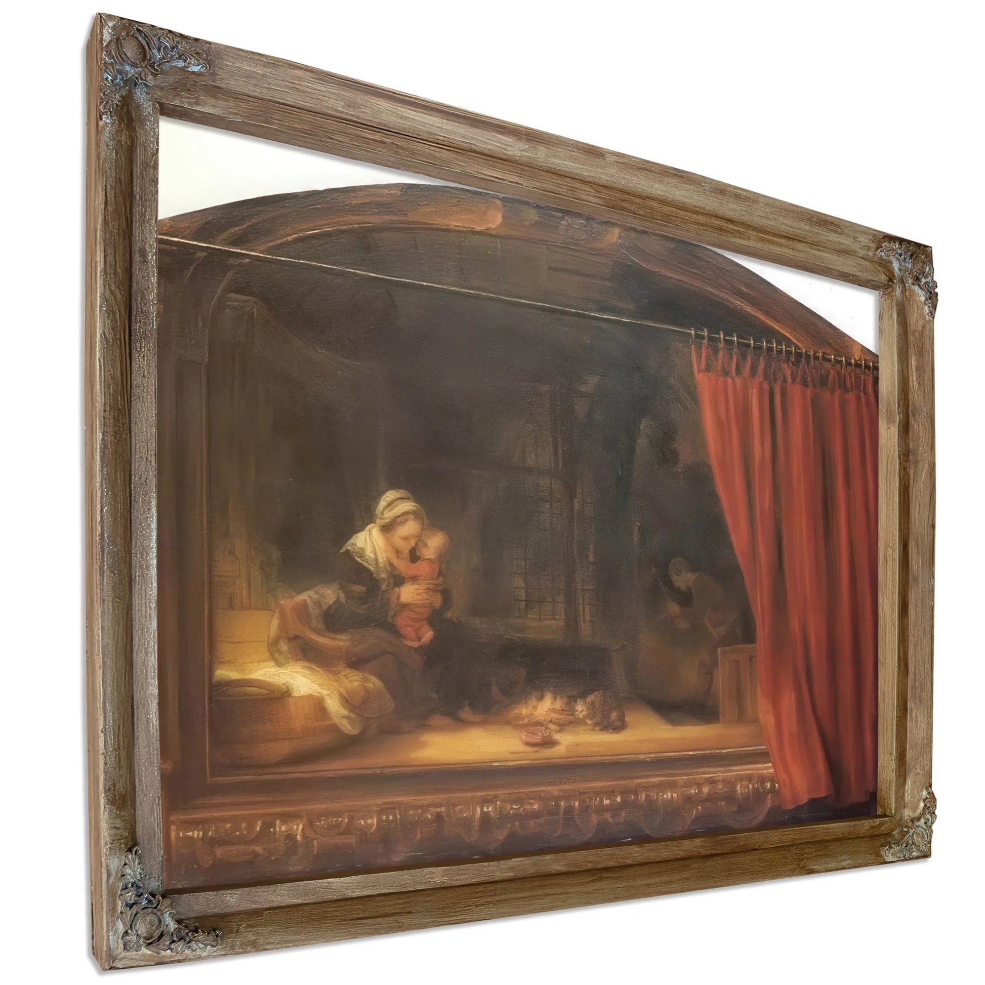 The Holy Family,1646 By Rembrandt Fine Art Print