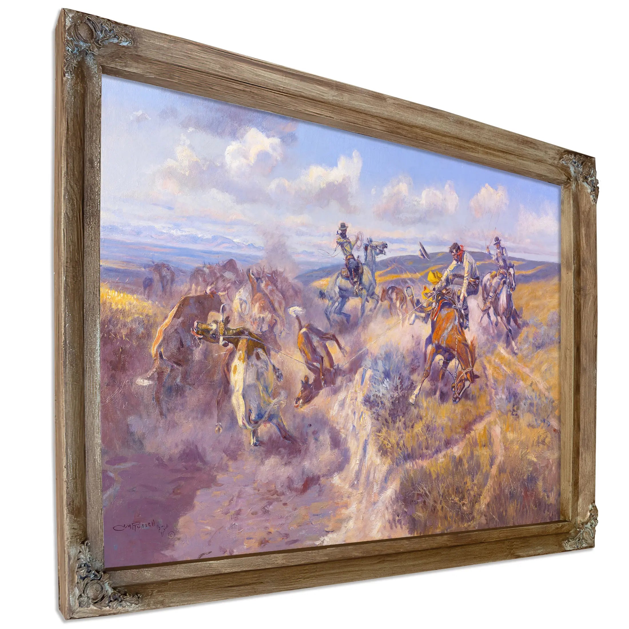 A Tight Dally And A Loose Latigo by Charles Marion Russell