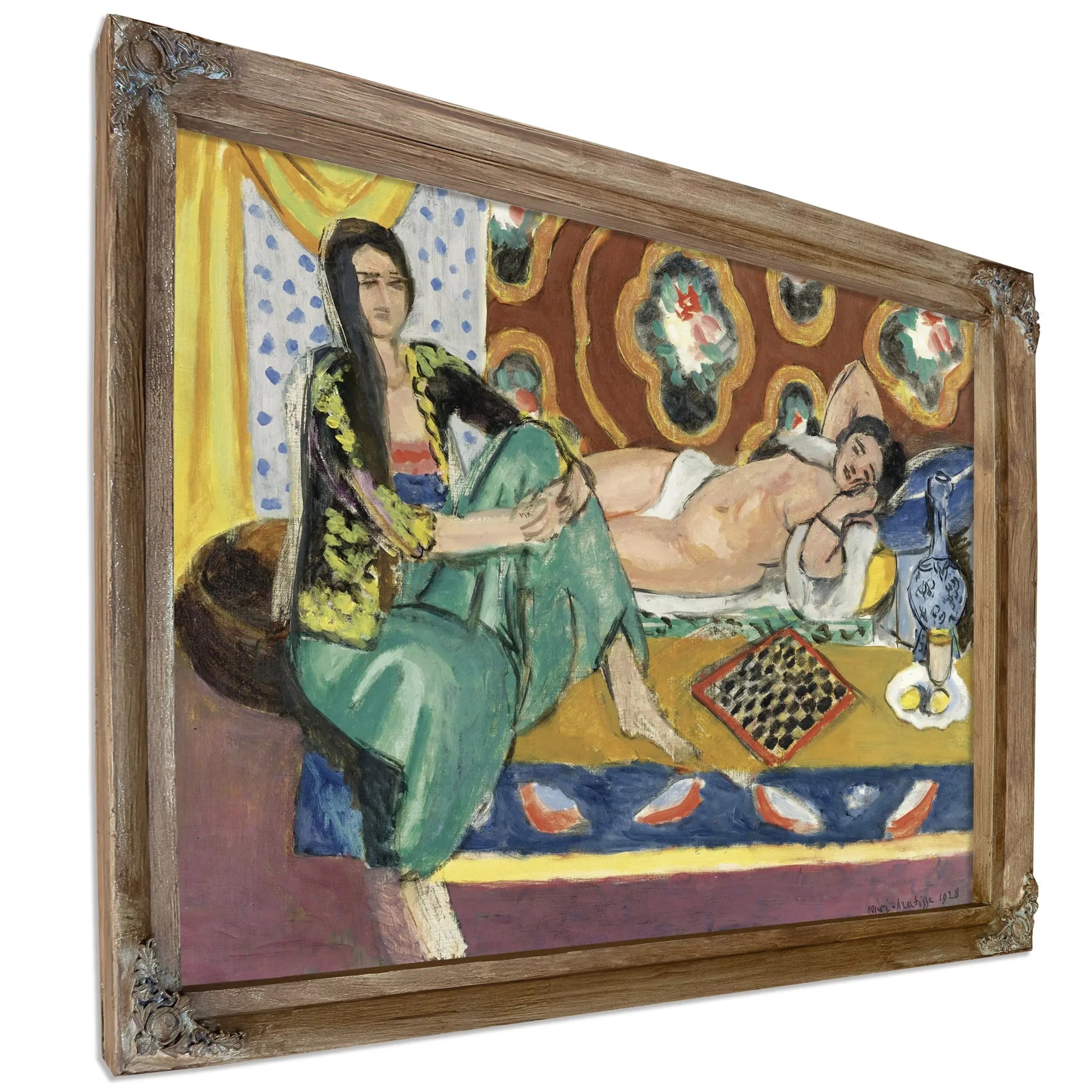 Odalisque With Checkerboard by Henri Matisse