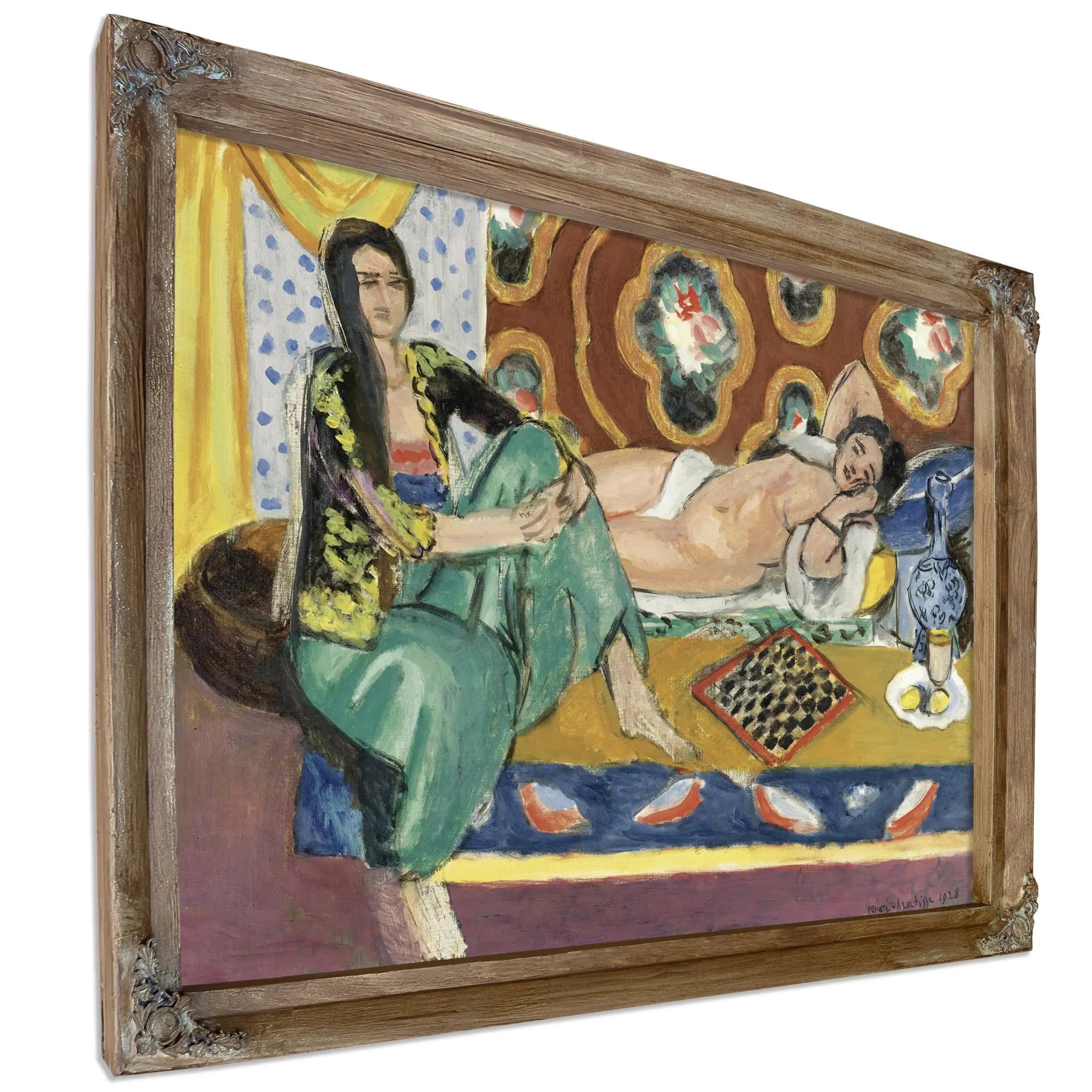 Odalisque With Checkerboard by Henri Matisse