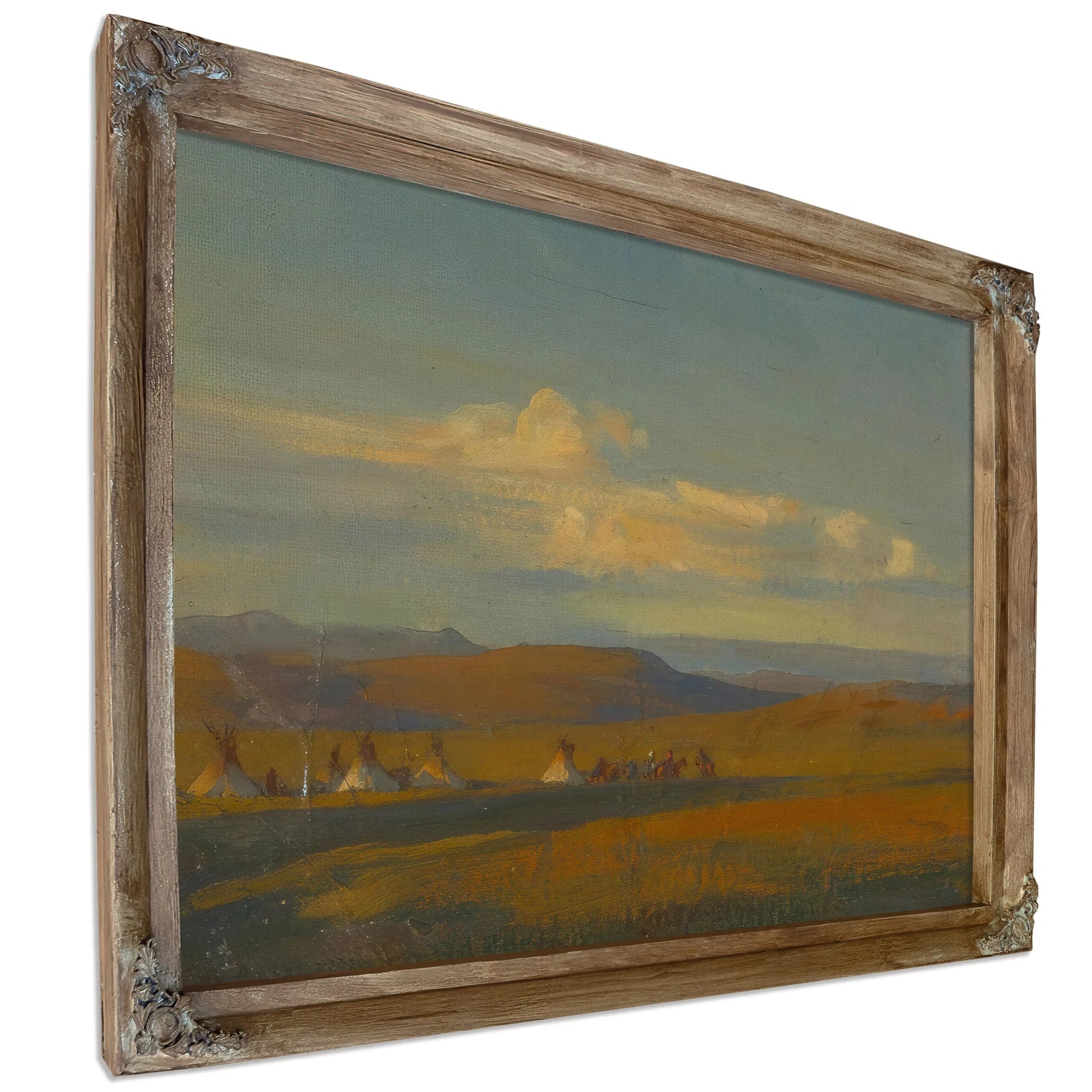 Sketch For Composition (Encampment In The Open West) 1907 By Maynard Dixon Fine Art Print