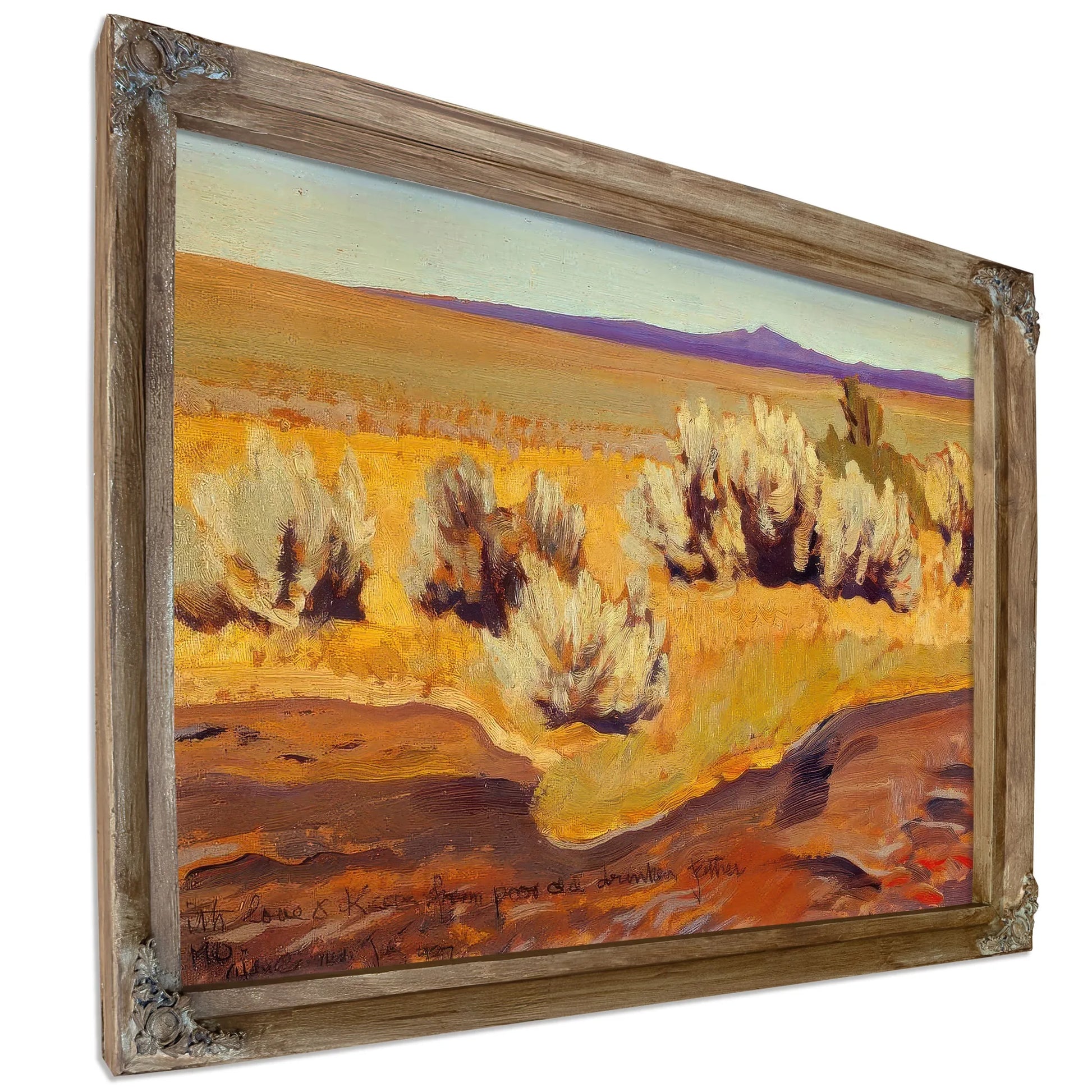 Stream Edge And Sage By Maynard Dixon Fine Art Print