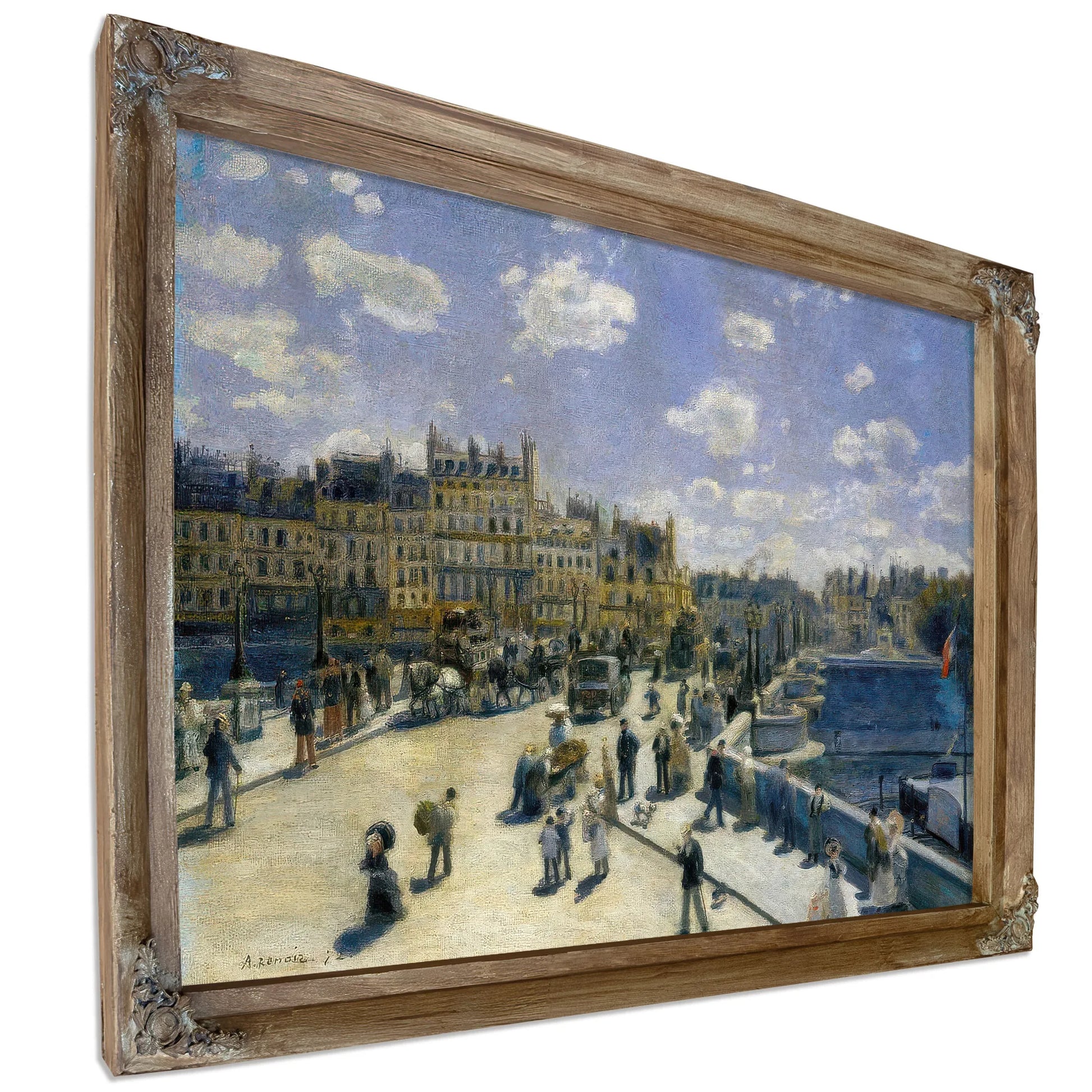 Pont Neuf, Paris By Pierre August Renoir Fine Art Print