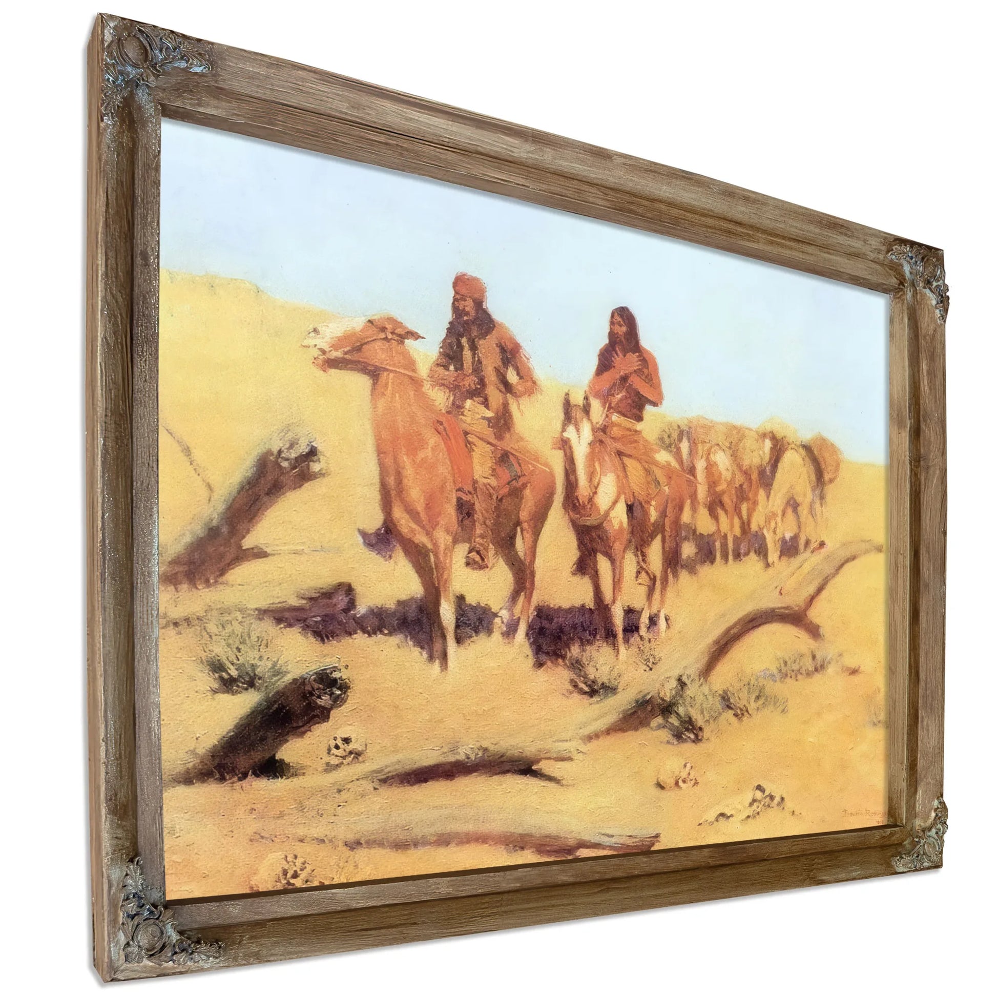 The Dead Men Aka The Discovery By Frederic Remington Fine Art Print