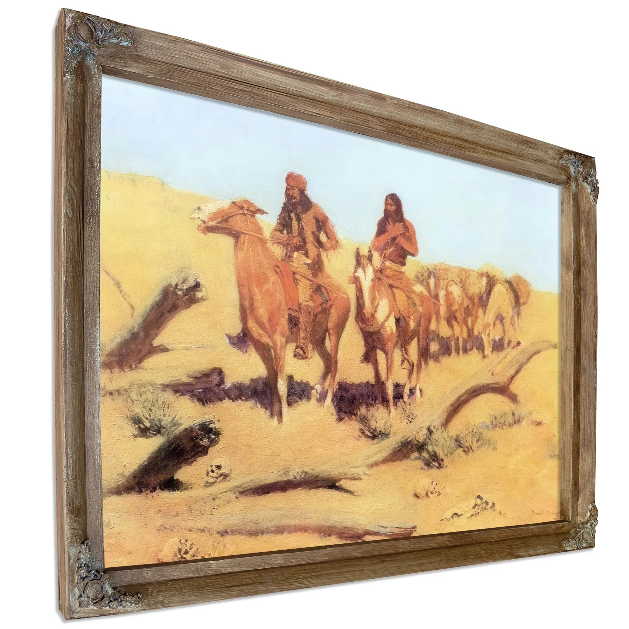 The Dead Men Aka The Discovery By Frederic Remington Fine Art Print