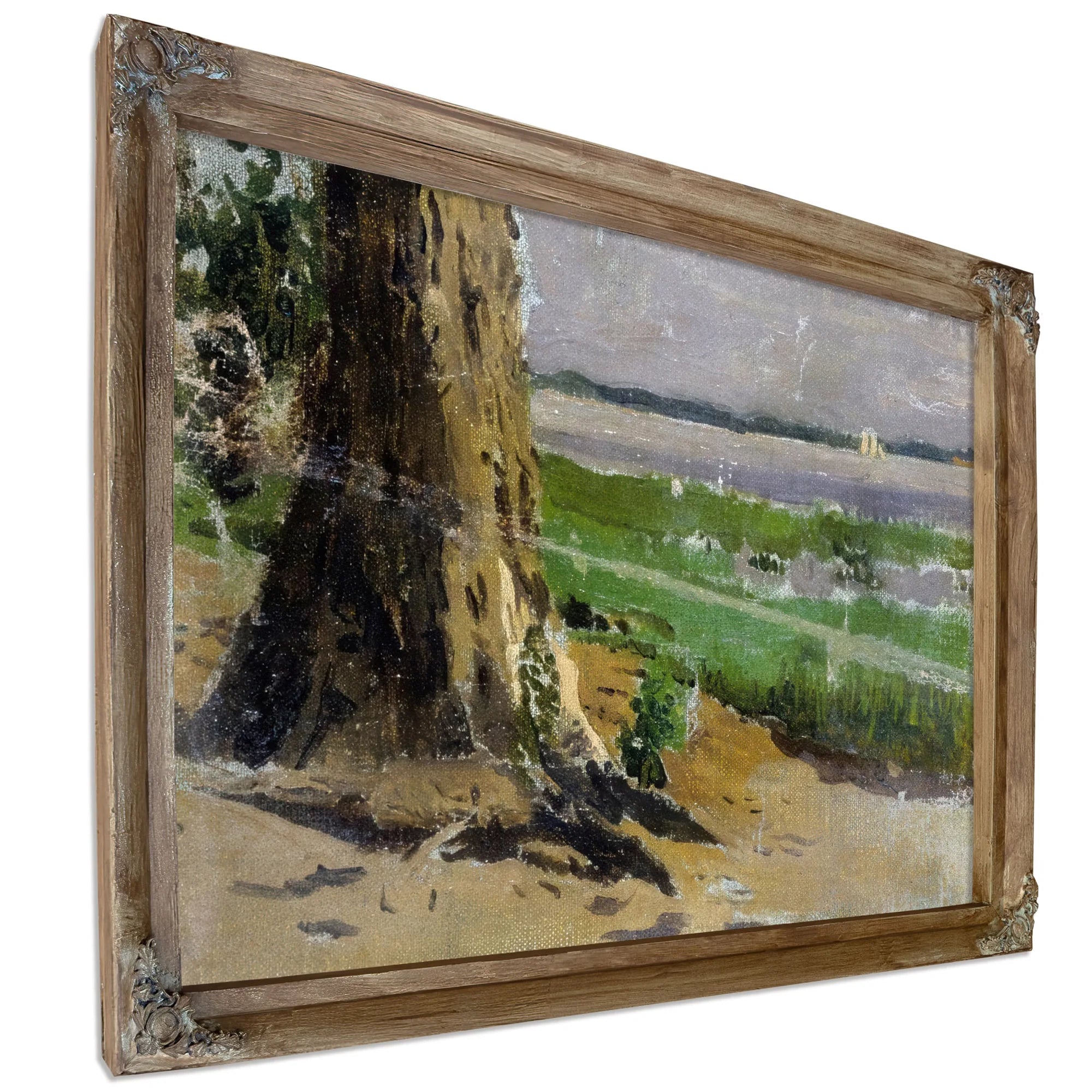 Landscape Sketch By Thomas Eakins Fine Art Print