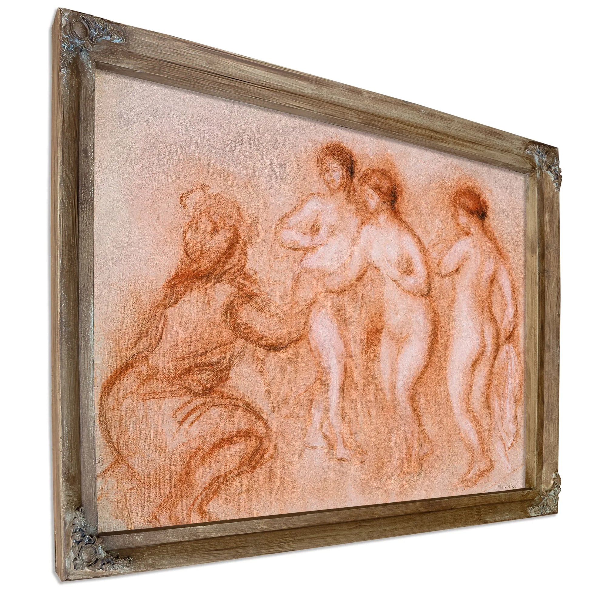 The Judgment Of Paris By Pierre August Renoir Fine Art Print
