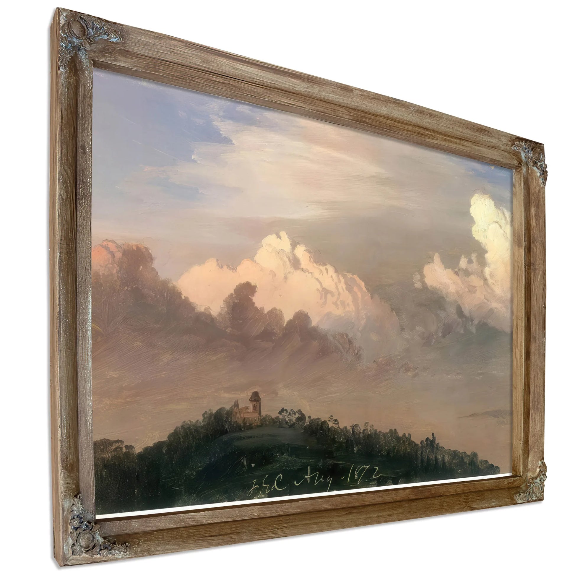 Clouds Over Olana By Frederic Edwin Church Fine Art Print